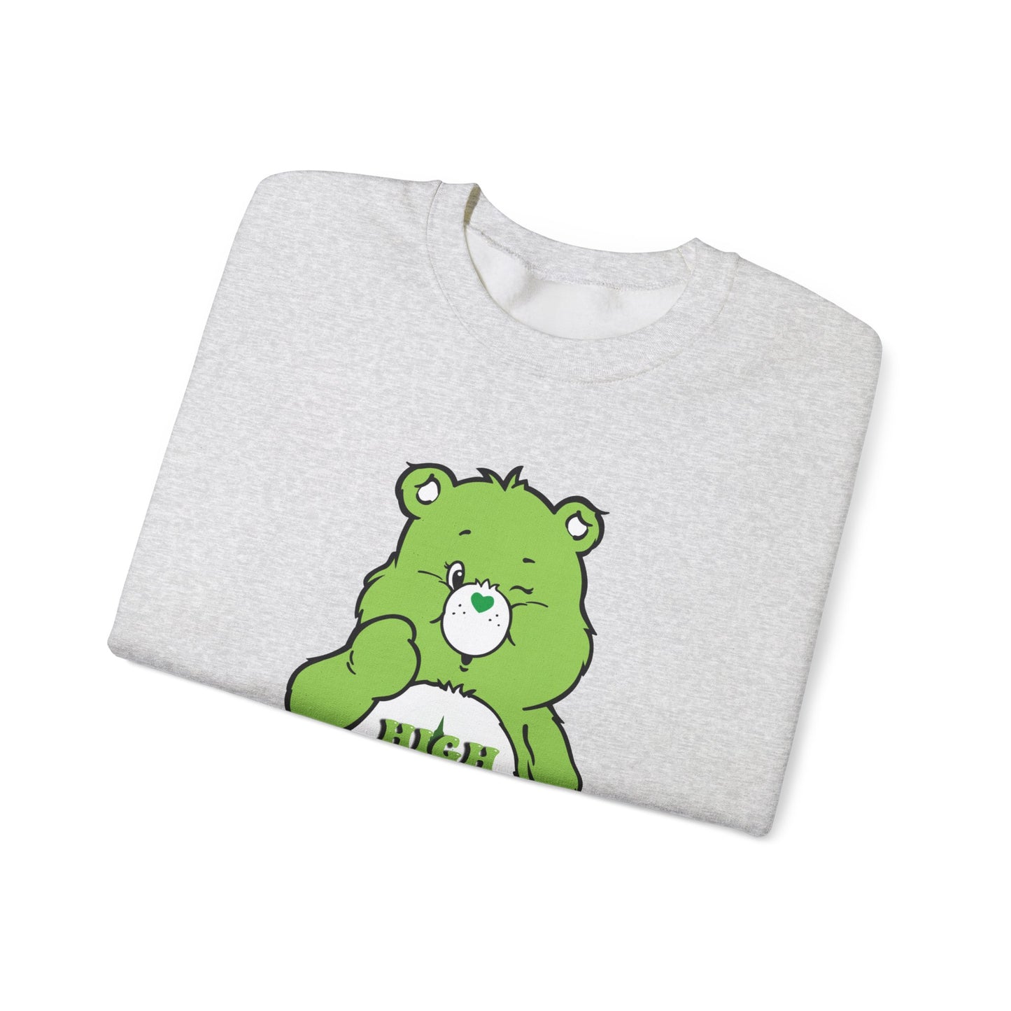 Care Bear High AF Unisex Heavy Blend™ Crewneck Sweatshirt - MKcreativeprints