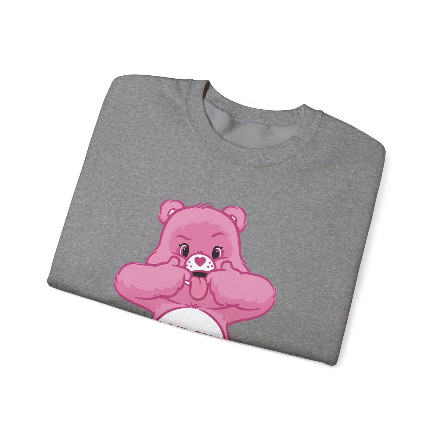 Eat Shit Curse Care Bear Unisex Heavy Blend™ Crewneck Sweatshirt - MKcreativeprints