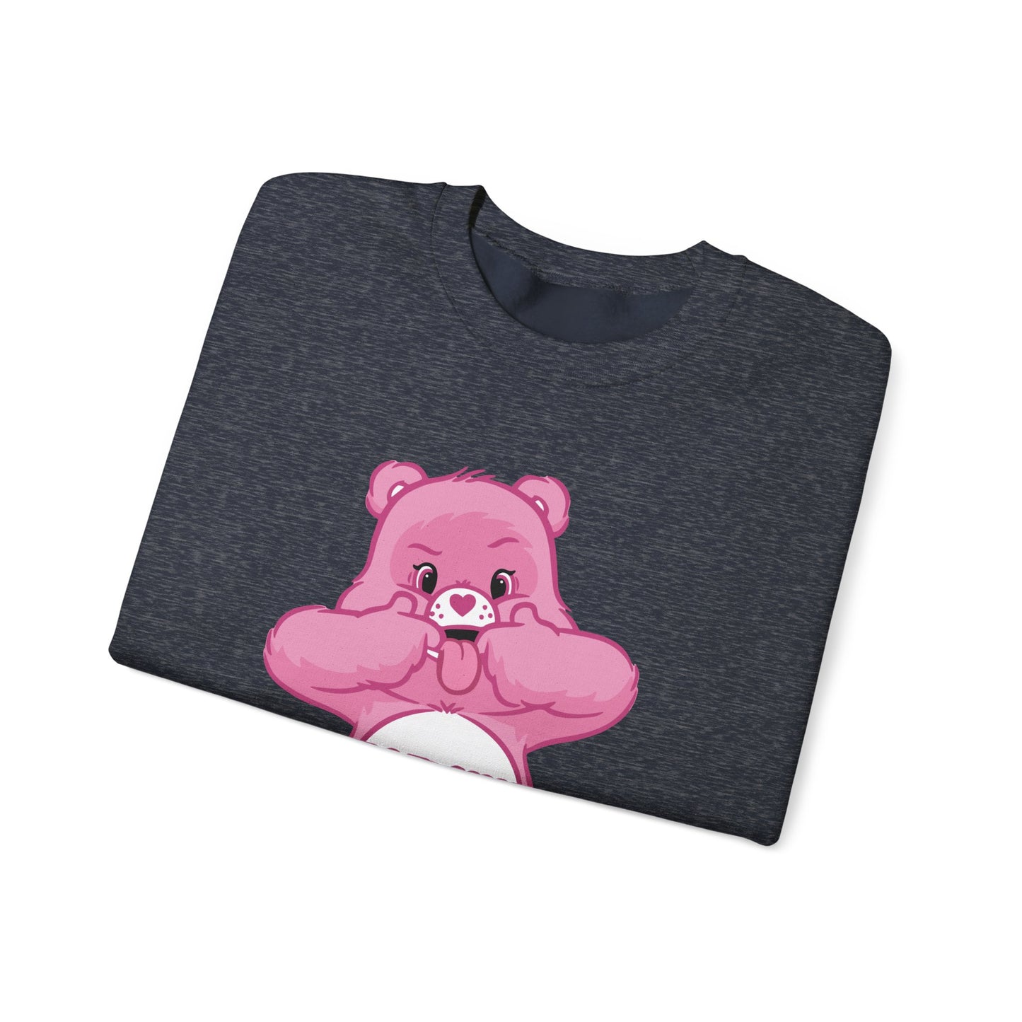 Eat Shit Curse Care Bear Unisex Heavy Blend™ Crewneck Sweatshirt - MKcreativeprints