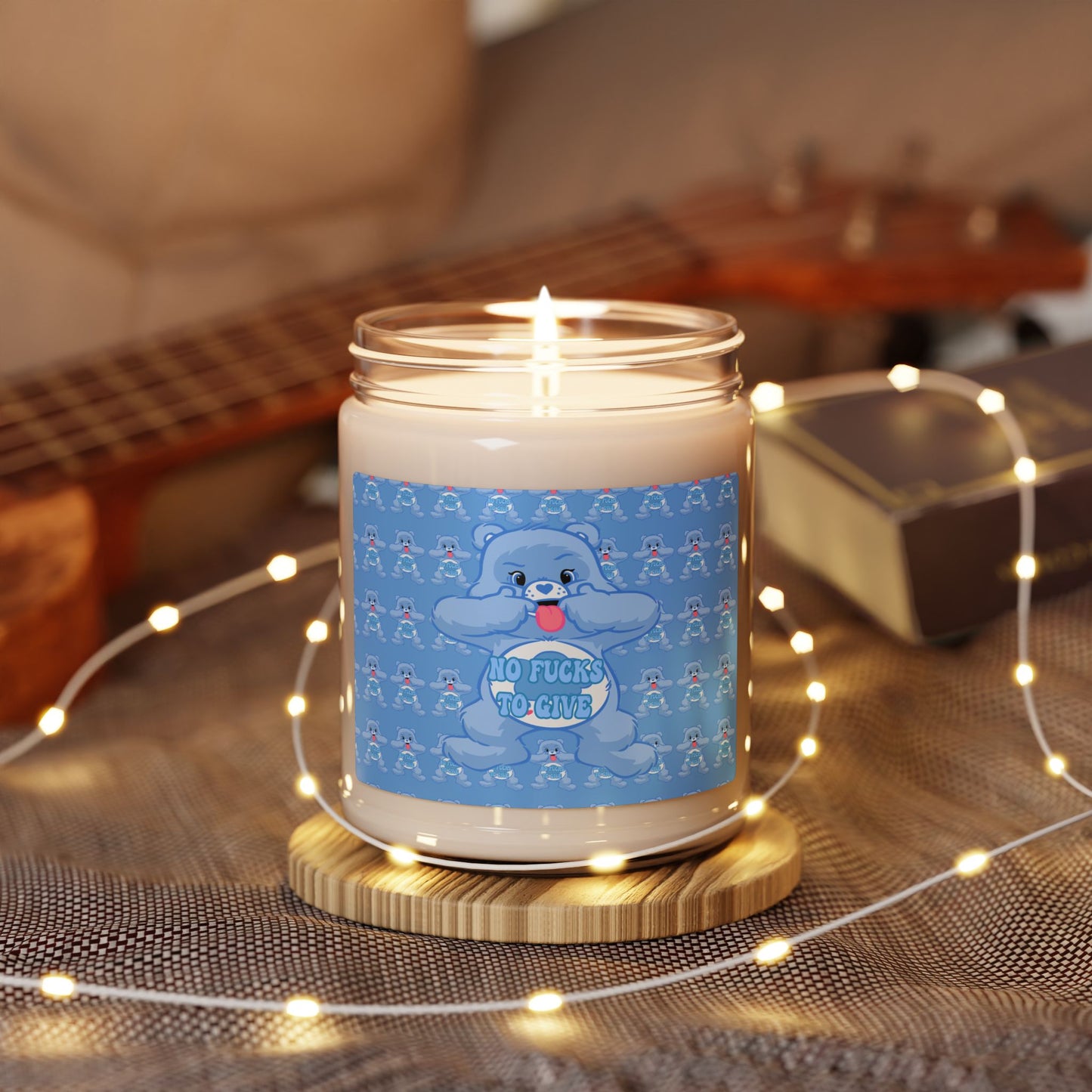 NO F@CKS to Give Scented Soy Candle, 9oz - MKcreativeprints
