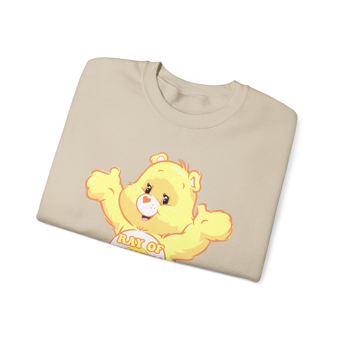 Ray of Fucking Sunshine Curse Swear Care Bear Unisex Heavy Blend™ Crewneck Sweatshirt - MKcreativeprints