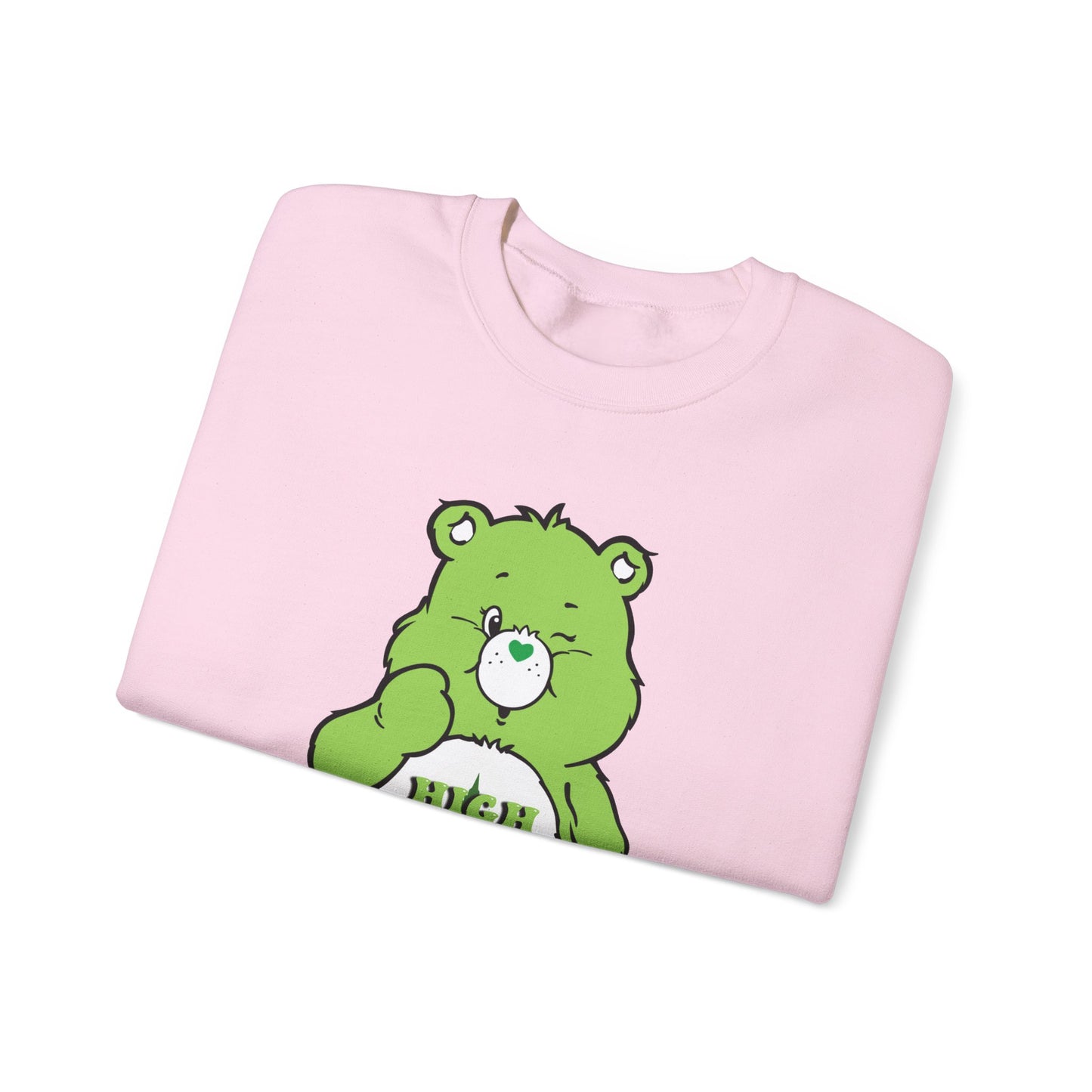 Care Bear High AF Unisex Heavy Blend™ Crewneck Sweatshirt - MKcreativeprints