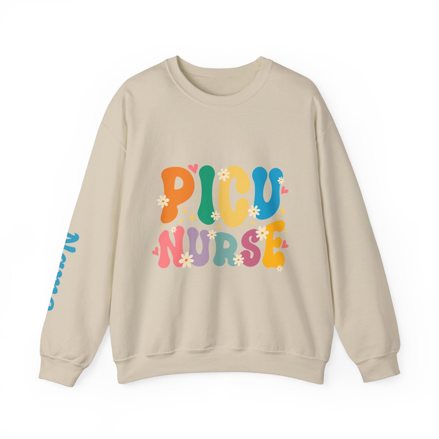 PICU Nurse Unisex Heavy Blend™ Crewneck Sweatshirt - MKcreativeprints