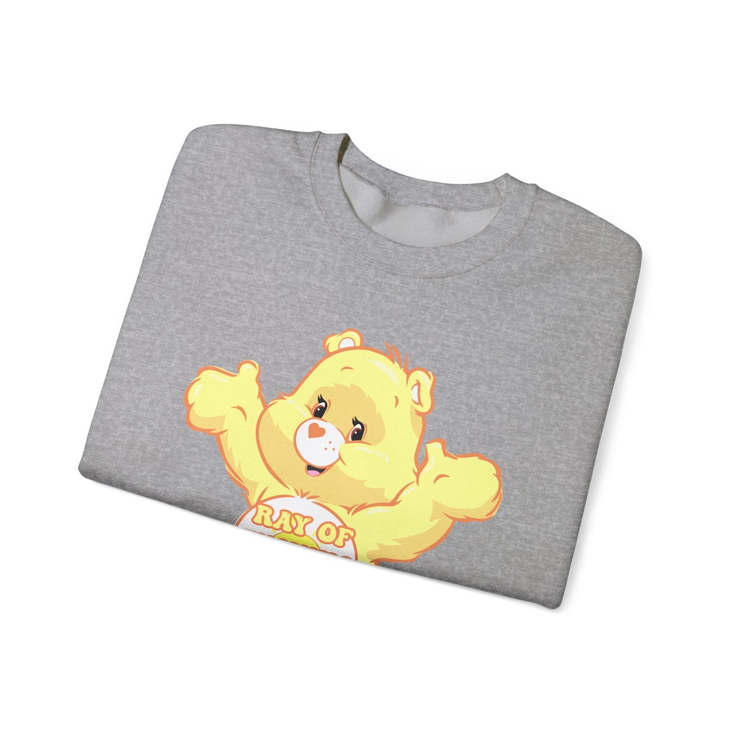 Ray of Fucking Sunshine Curse Swear Care Bear Unisex Heavy Blend™ Crewneck Sweatshirt - MKcreativeprints