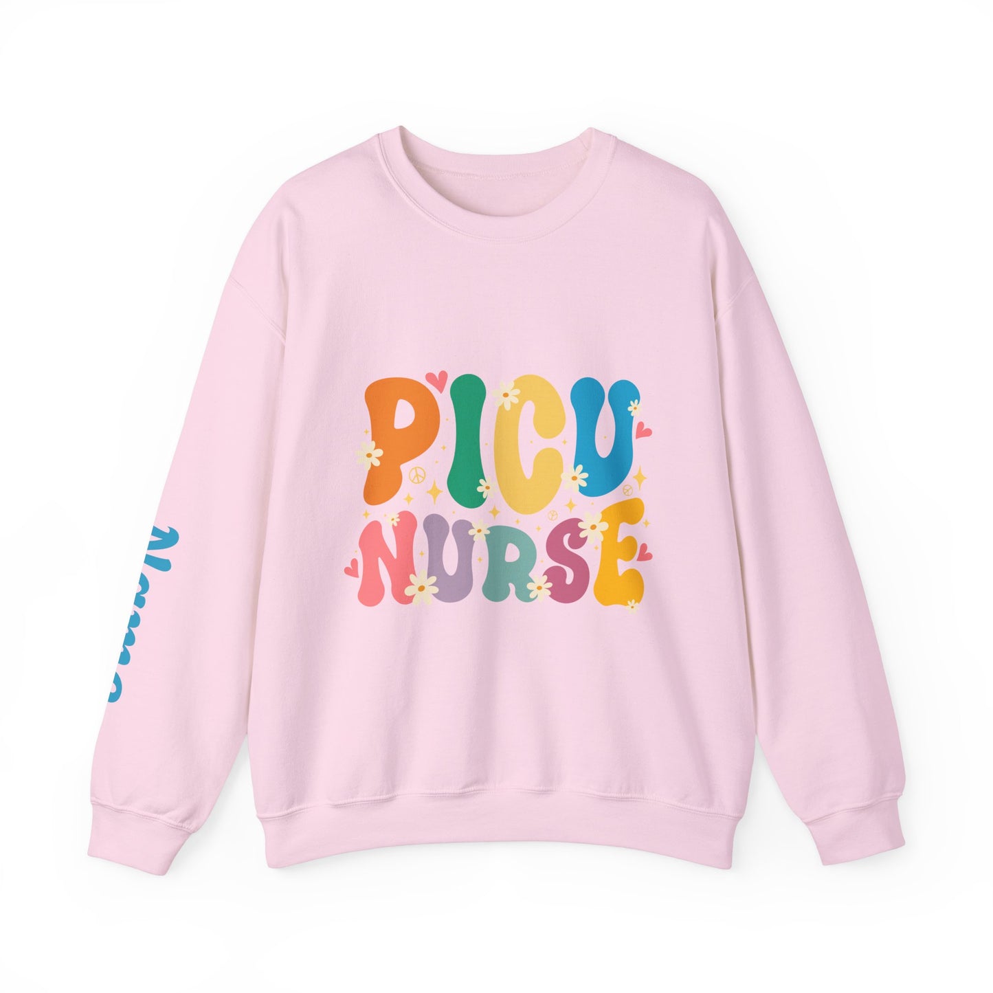 PICU Nurse Unisex Heavy Blend™ Crewneck Sweatshirt - MKcreativeprints