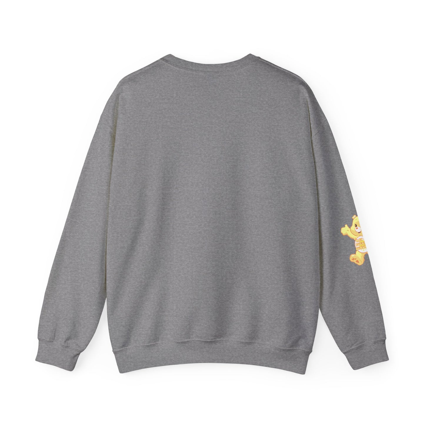 Ray of Fucking Sunshine Curse Swear Care Bear Unisex Heavy Blend™ Crewneck Sweatshirt - MKcreativeprints