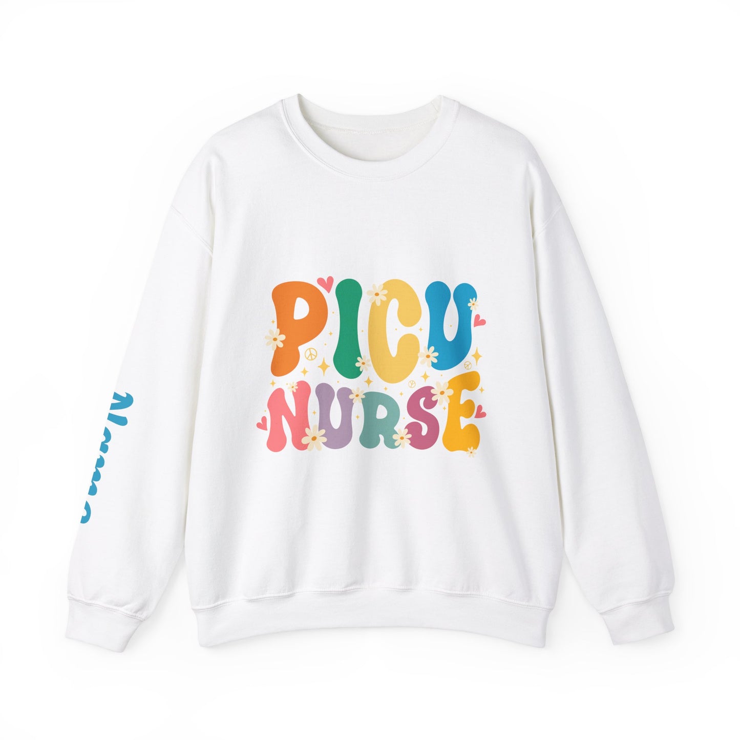 PICU Nurse Unisex Heavy Blend™ Crewneck Sweatshirt - MKcreativeprints