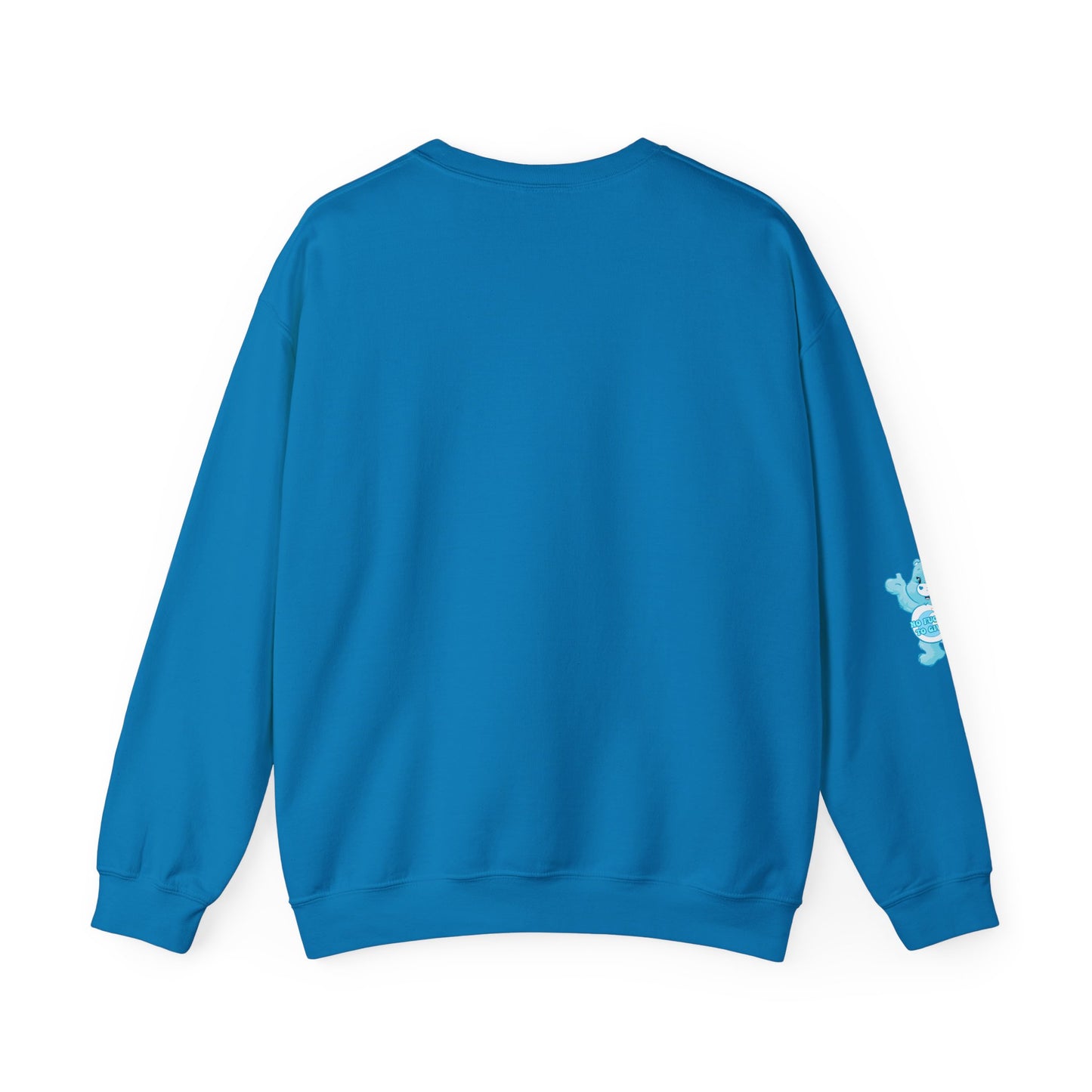 No Fucks to Give Swear Curse Care Bear Unisex Heavy Blend™ Crewneck Sweatshirt - MKcreativeprints
