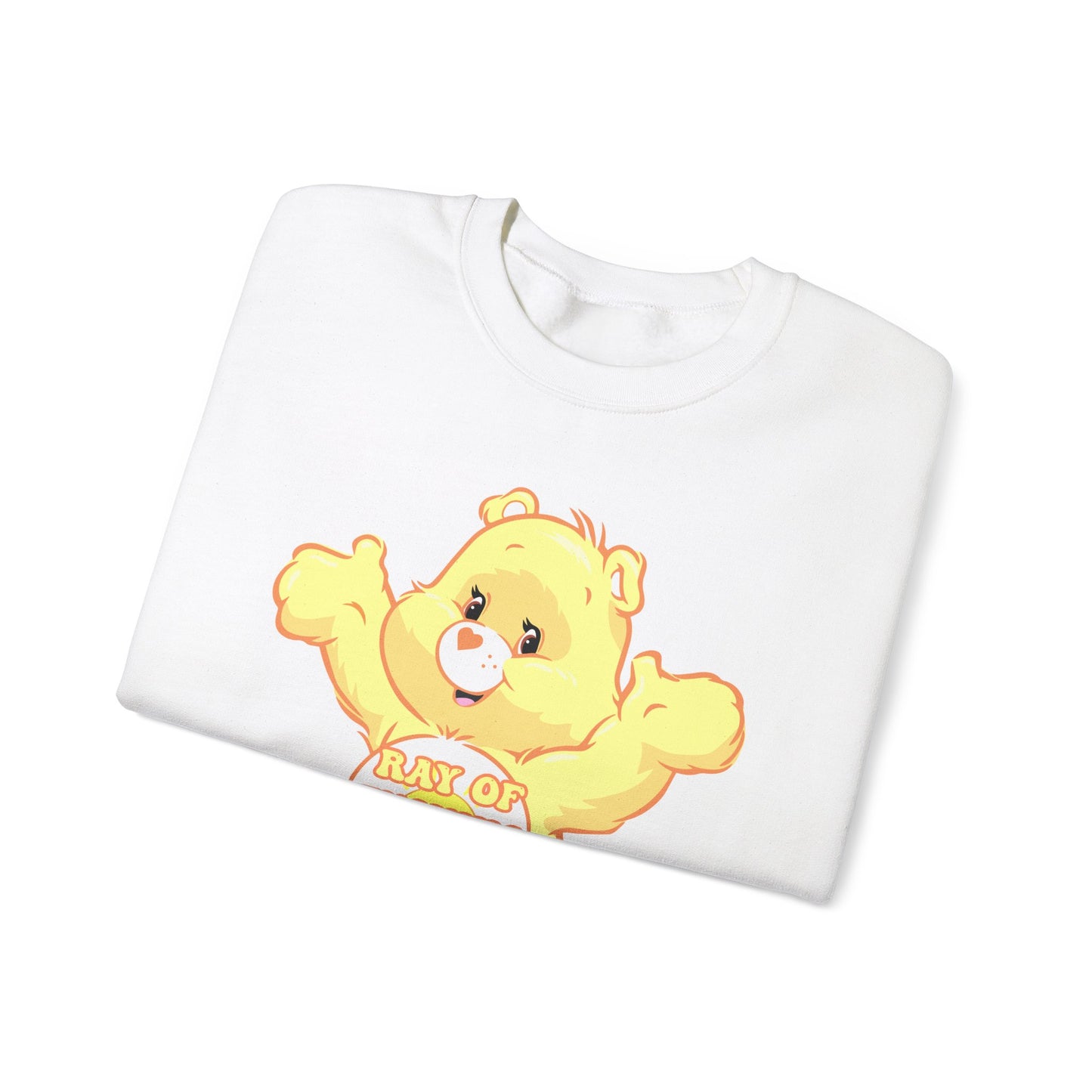 Ray of Fucking Sunshine Curse Swear Care Bear Unisex Heavy Blend™ Crewneck Sweatshirt - MKcreativeprints
