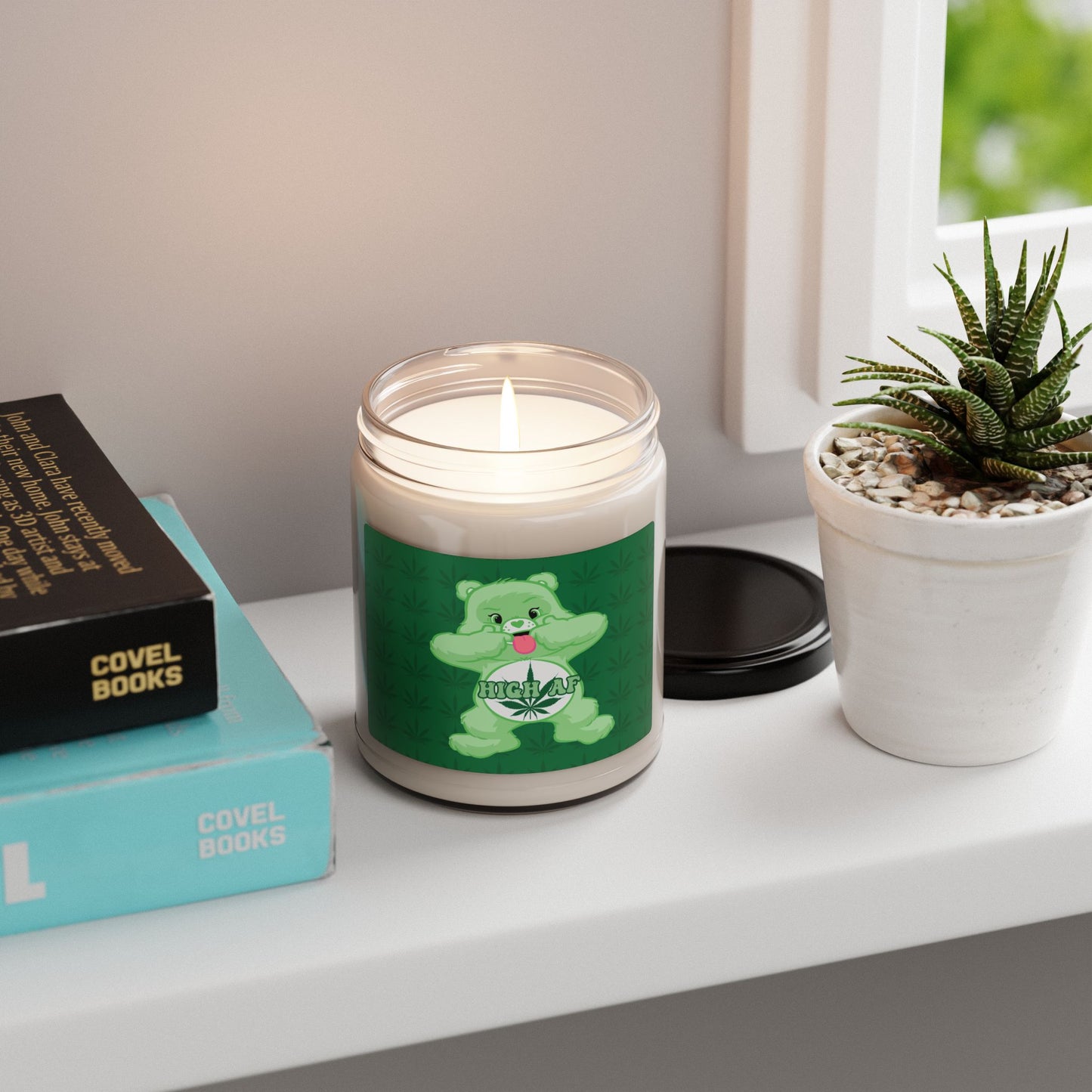 High AF Custom Bear Scented Soy Candle, 9oz - MKcreativeprints
