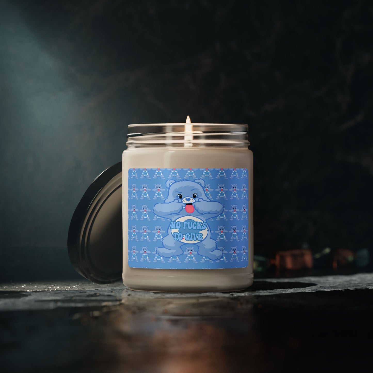 NO F@CKS to Give Scented Soy Candle, 9oz - MKcreativeprints