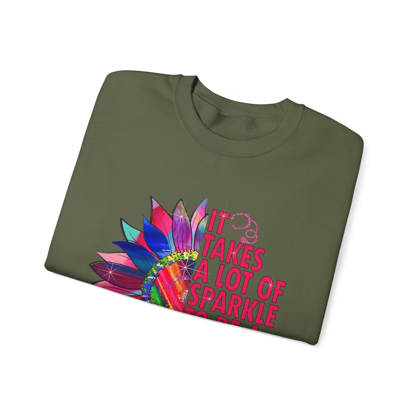 Personalized Sparkle Pediatric Nurse Sweatshirt with Custom Name - MKcreativeprints