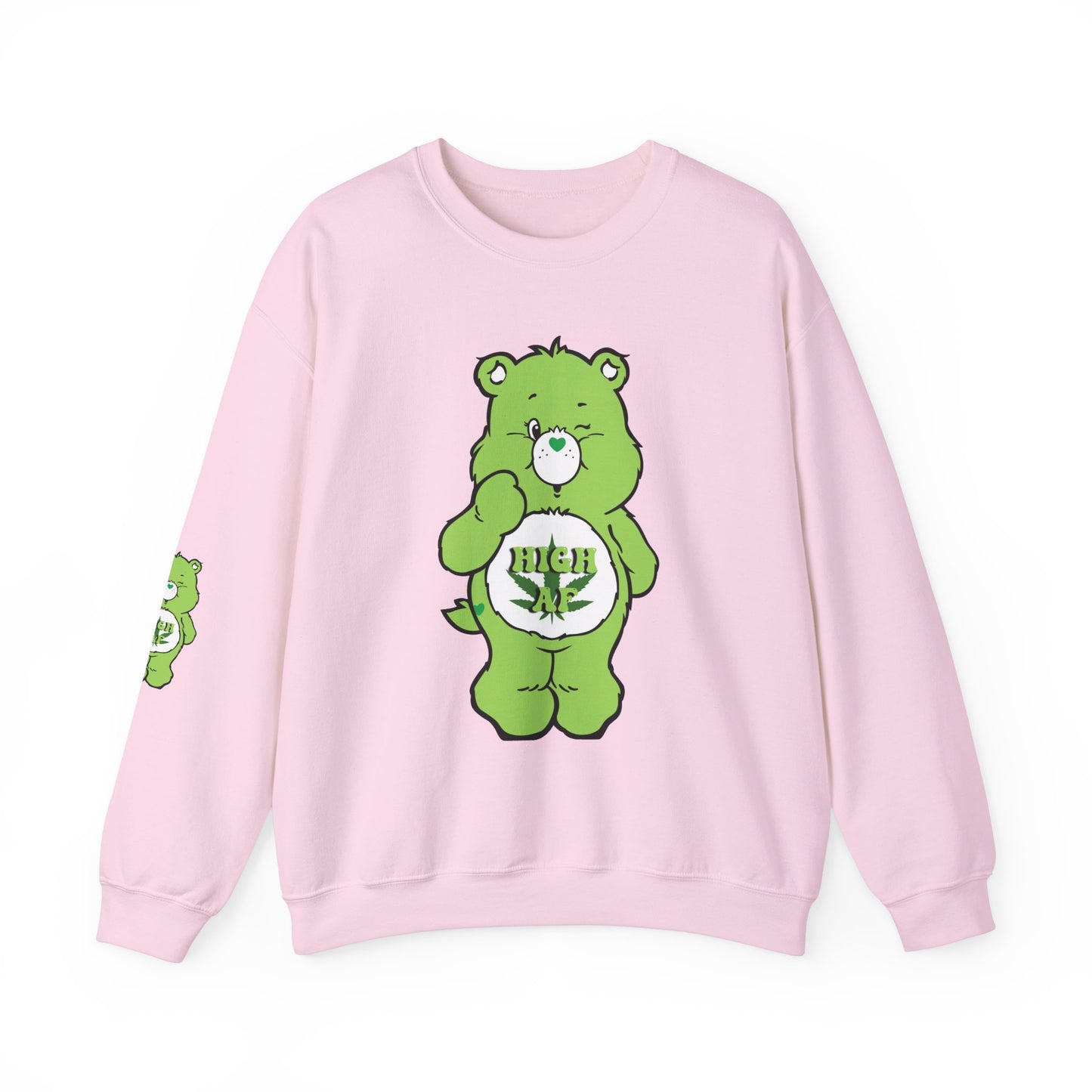 Care Bear High AF Unisex Heavy Blend™ Crewneck Sweatshirt - MKcreativeprints