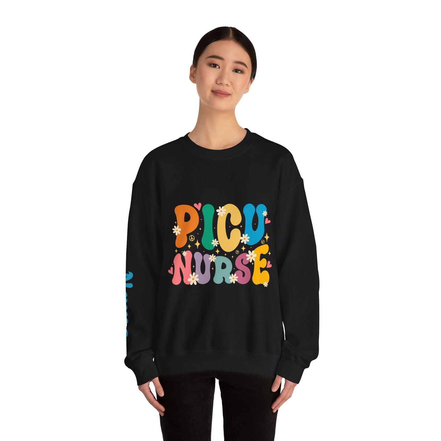 PICU Nurse Unisex Heavy Blend™ Crewneck Sweatshirt - MKcreativeprints