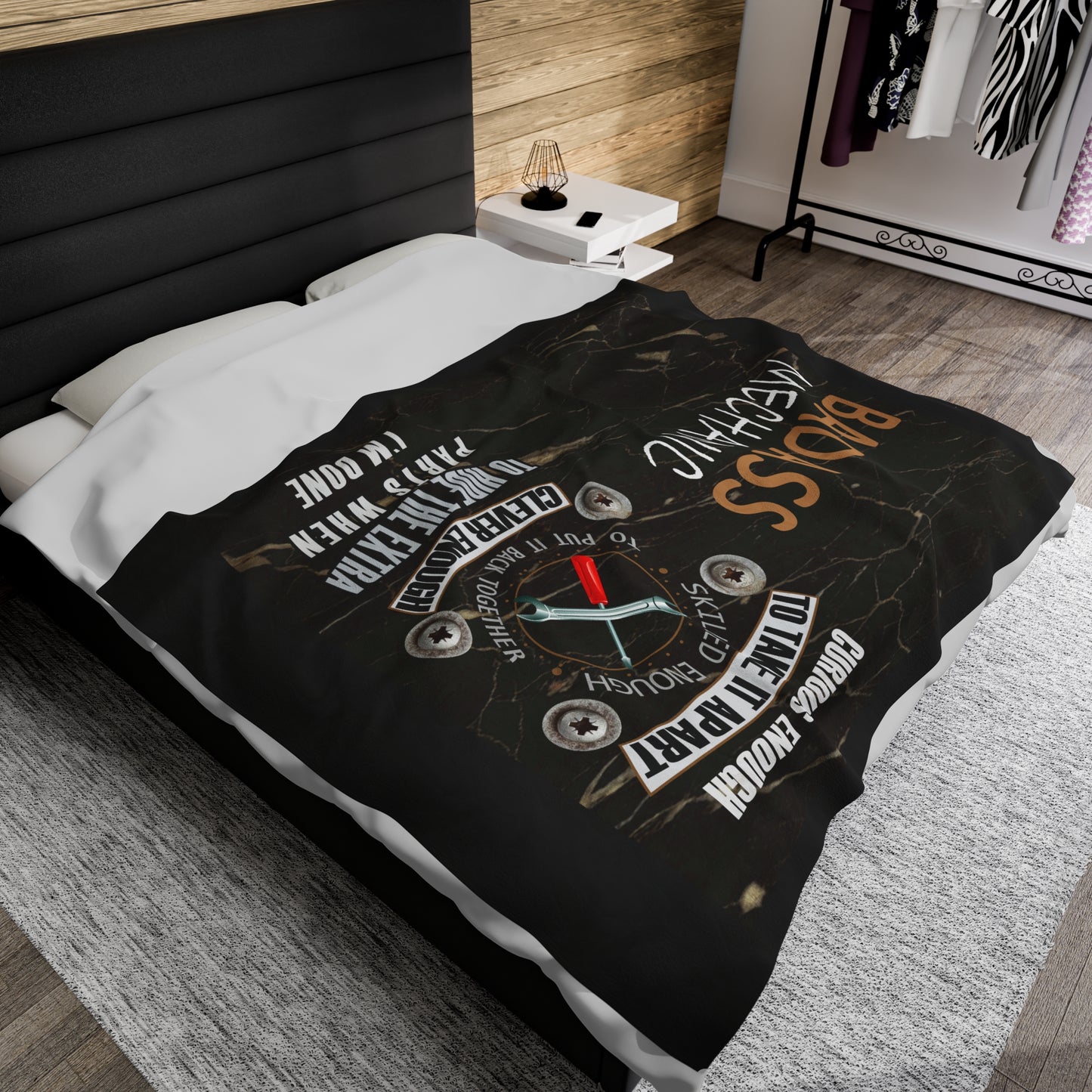 Best Mechanic Custom Blanket - MKcreativeprints