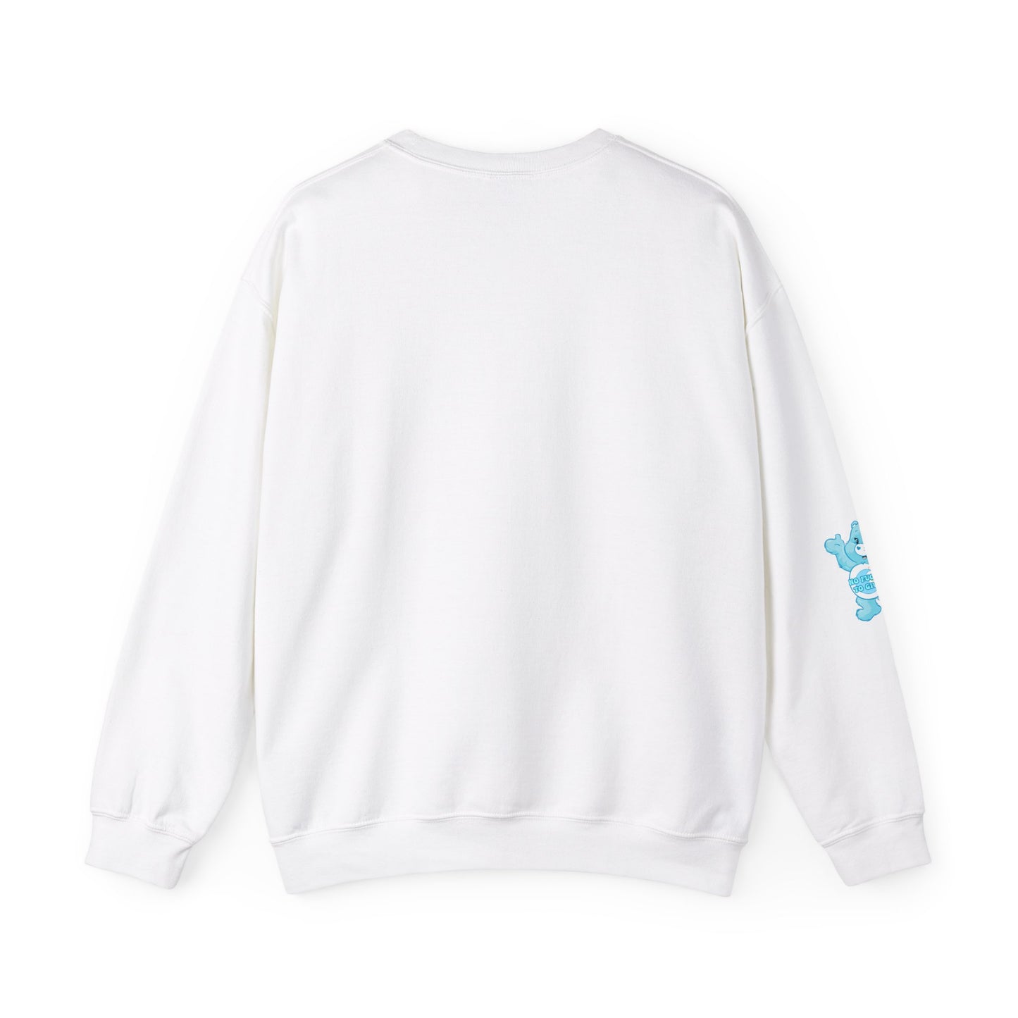 No Fucks to Give Swear Curse Care Bear Unisex Heavy Blend™ Crewneck Sweatshirt - MKcreativeprints