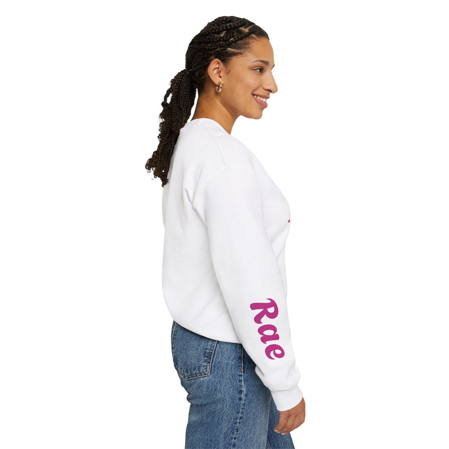 Custom Love Nurse Unisex Heavy Blend™ Crewneck Sweatshirt - MKcreativeprints