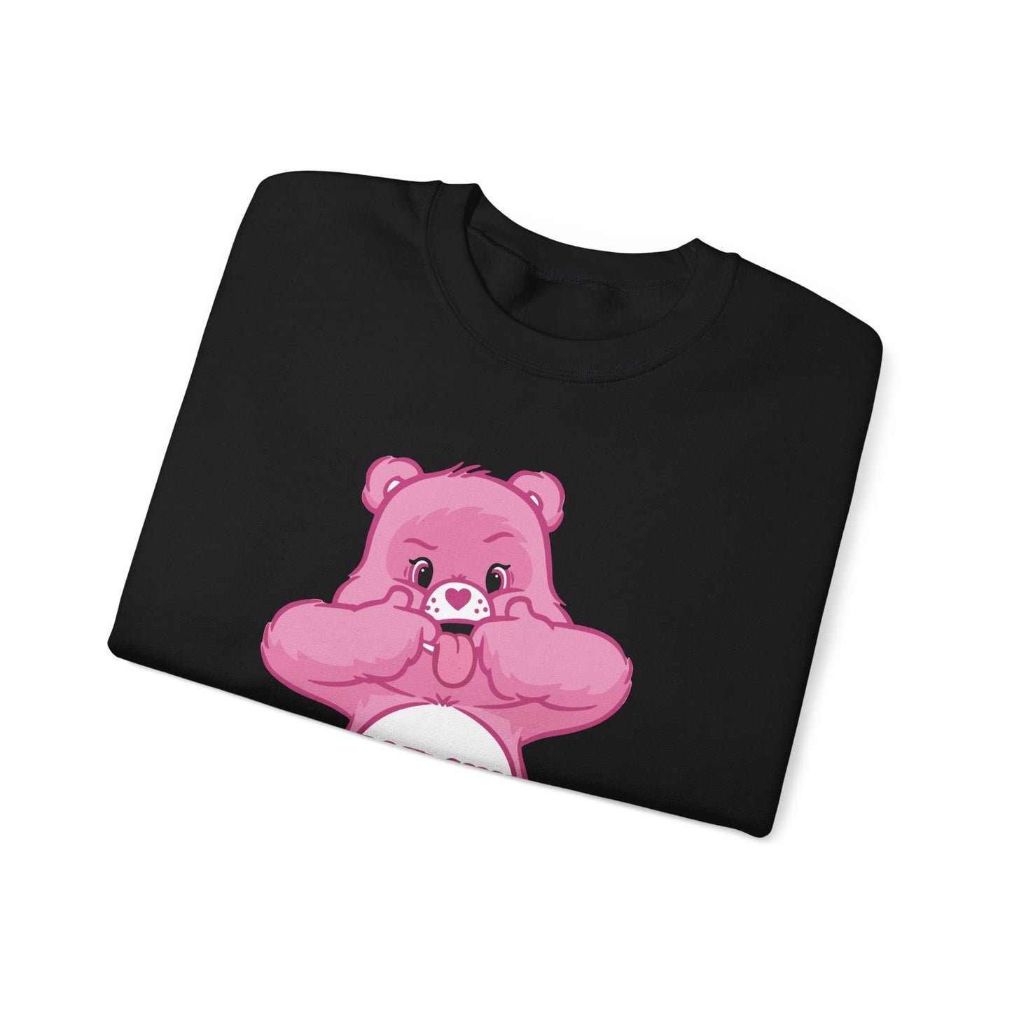 Eat Shit Curse Care Bear Unisex Heavy Blend™ Crewneck Sweatshirt - MKcreativeprints