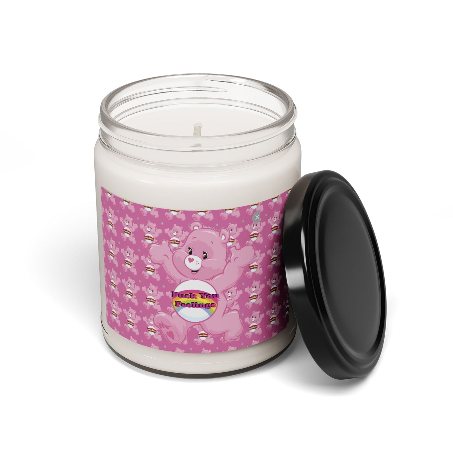 F You Feelings Curse Care Bear Scented Soy Candle, 9oz - MKcreativeprints