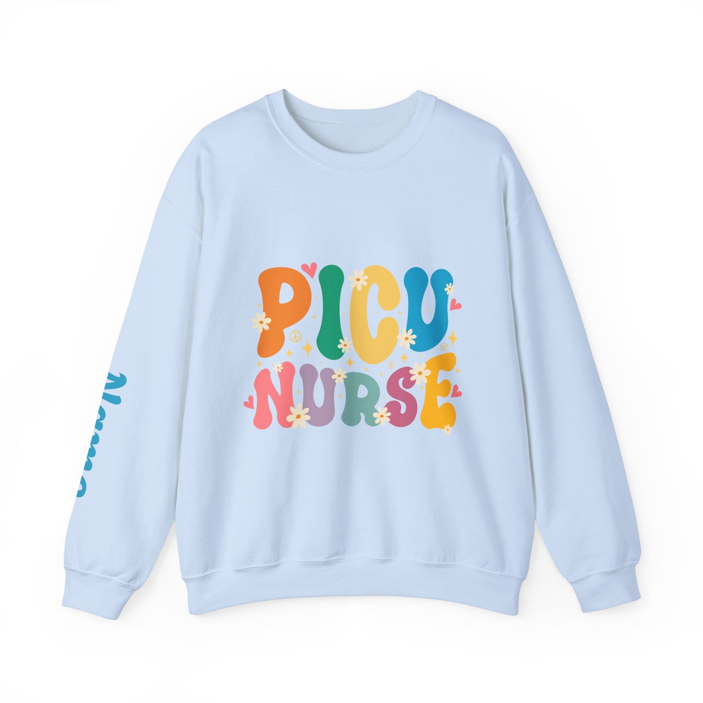 PICU Nurse Unisex Heavy Blend™ Crewneck Sweatshirt - MKcreativeprints