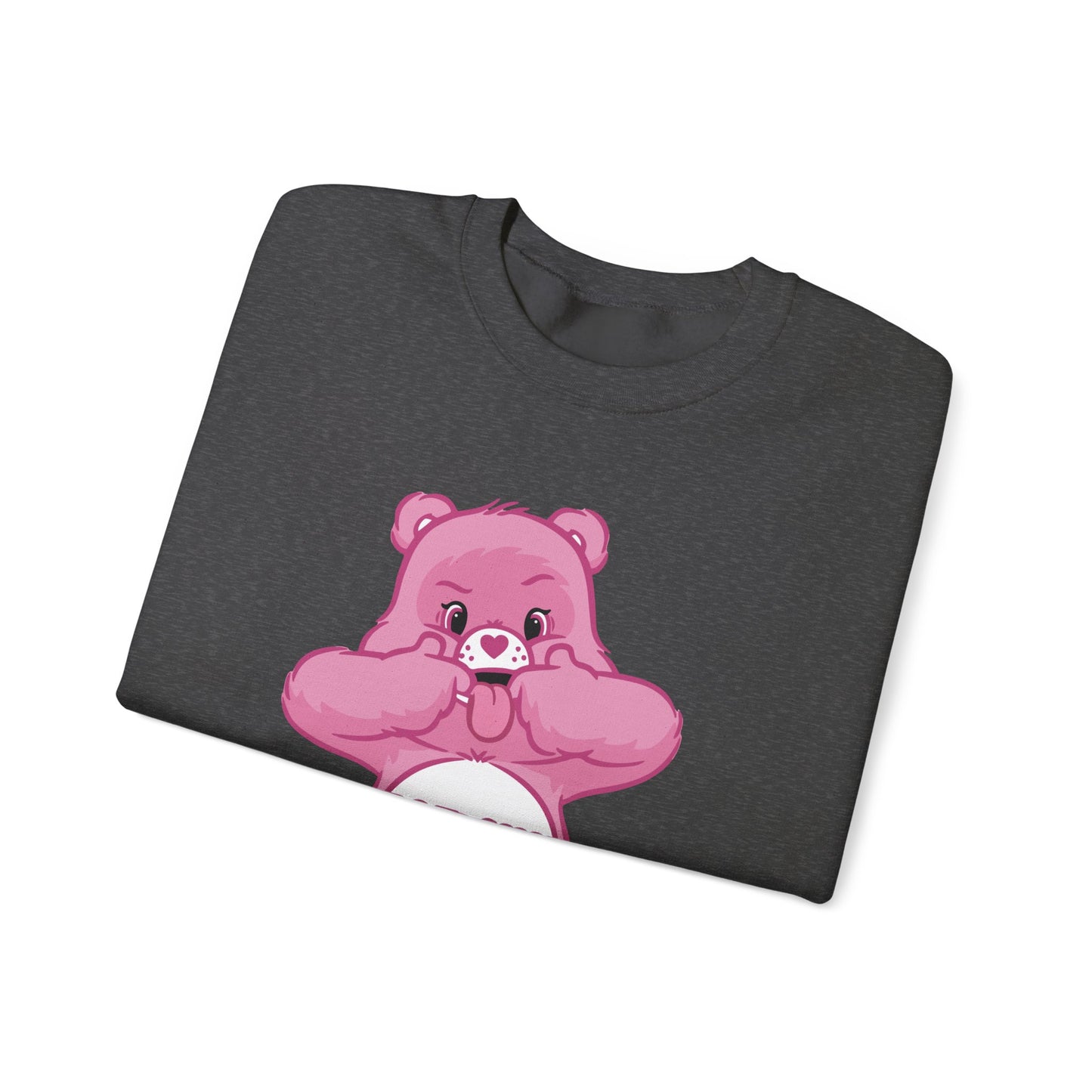 Eat Shit Curse Care Bear Unisex Heavy Blend™ Crewneck Sweatshirt - MKcreativeprints