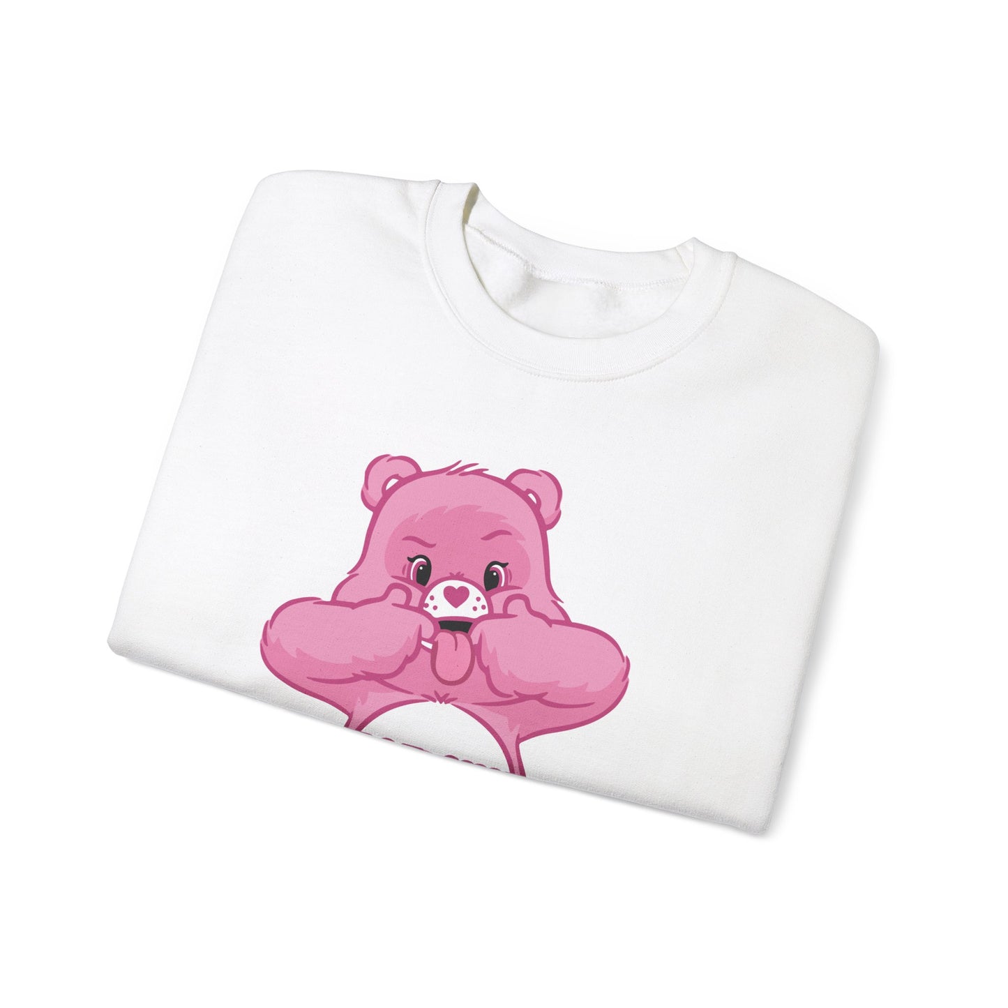 Eat Shit Curse Care Bear Unisex Heavy Blend™ Crewneck Sweatshirt - MKcreativeprints
