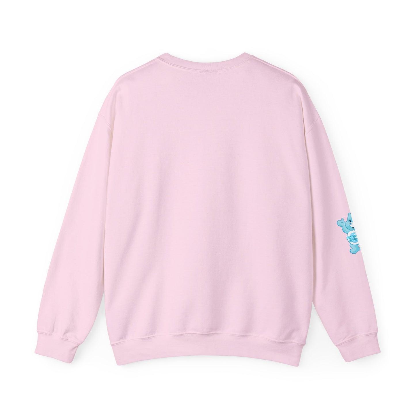 No Fucks to Give Swear Curse Care Bear Unisex Heavy Blend™ Crewneck Sweatshirt - MKcreativeprints