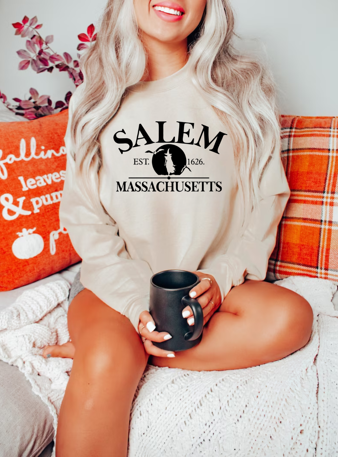 Salem Sweatshirt Halloween - MKcreativeprints