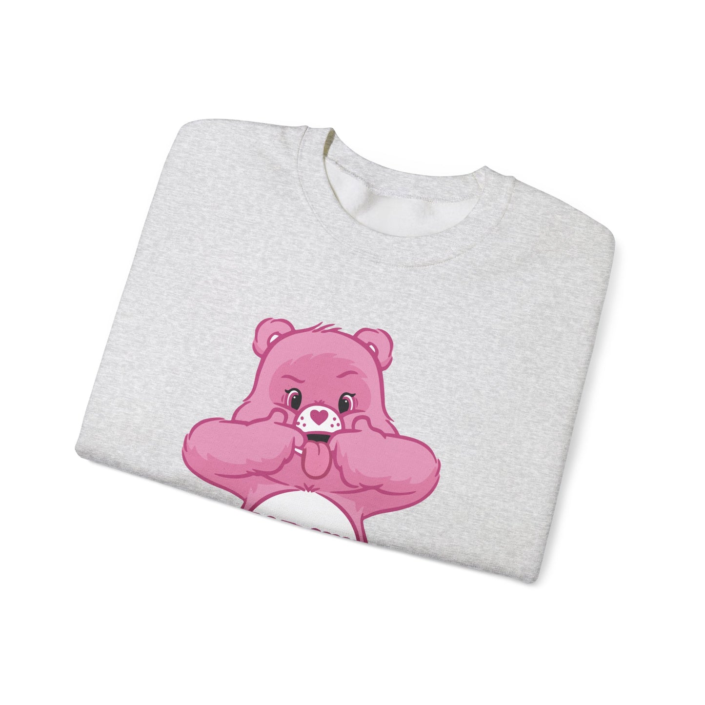 Eat Shit Curse Care Bear Unisex Heavy Blend™ Crewneck Sweatshirt - MKcreativeprints