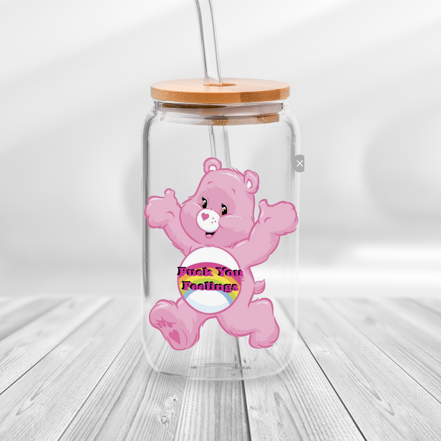 Custom 20oz & 40oz Tumbler, Curse Care Bear Tumbler - MKcreativeprints