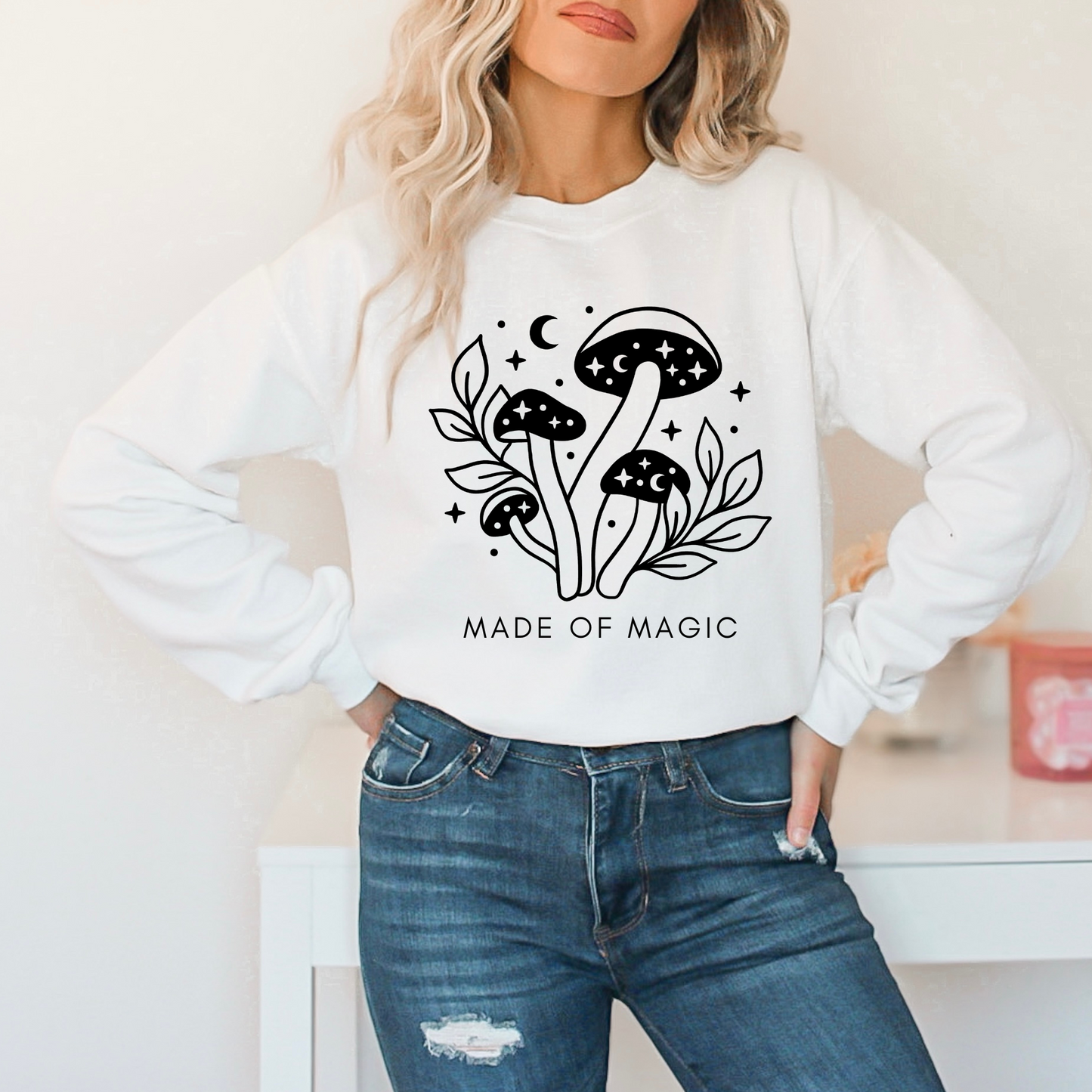 Magic Mushroom/ Crewneck - MKcreativeprints