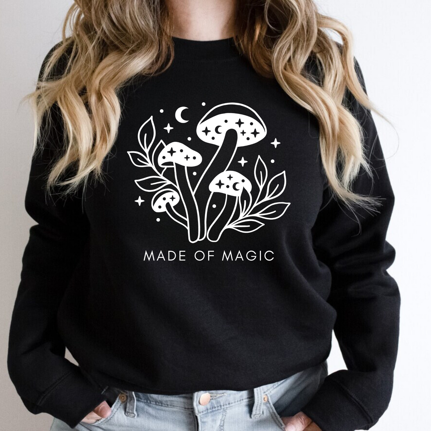 Magic Mushroom/ Crewneck - MKcreativeprints