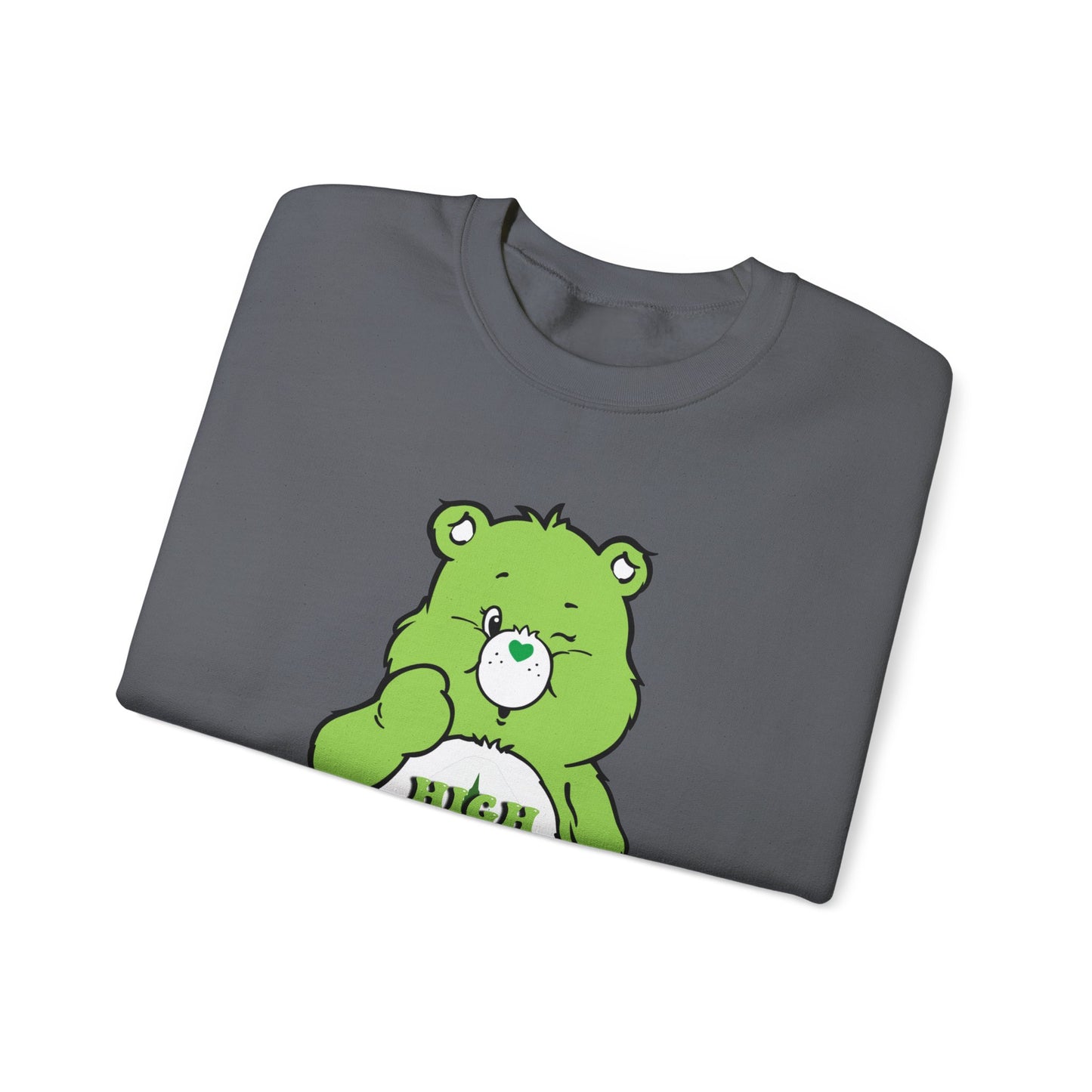 Care Bear High AF Unisex Heavy Blend™ Crewneck Sweatshirt - MKcreativeprints