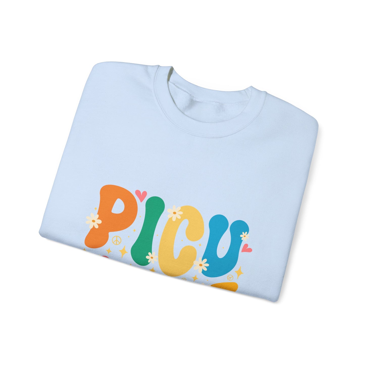 PICU Nurse Unisex Heavy Blend™ Crewneck Sweatshirt - MKcreativeprints