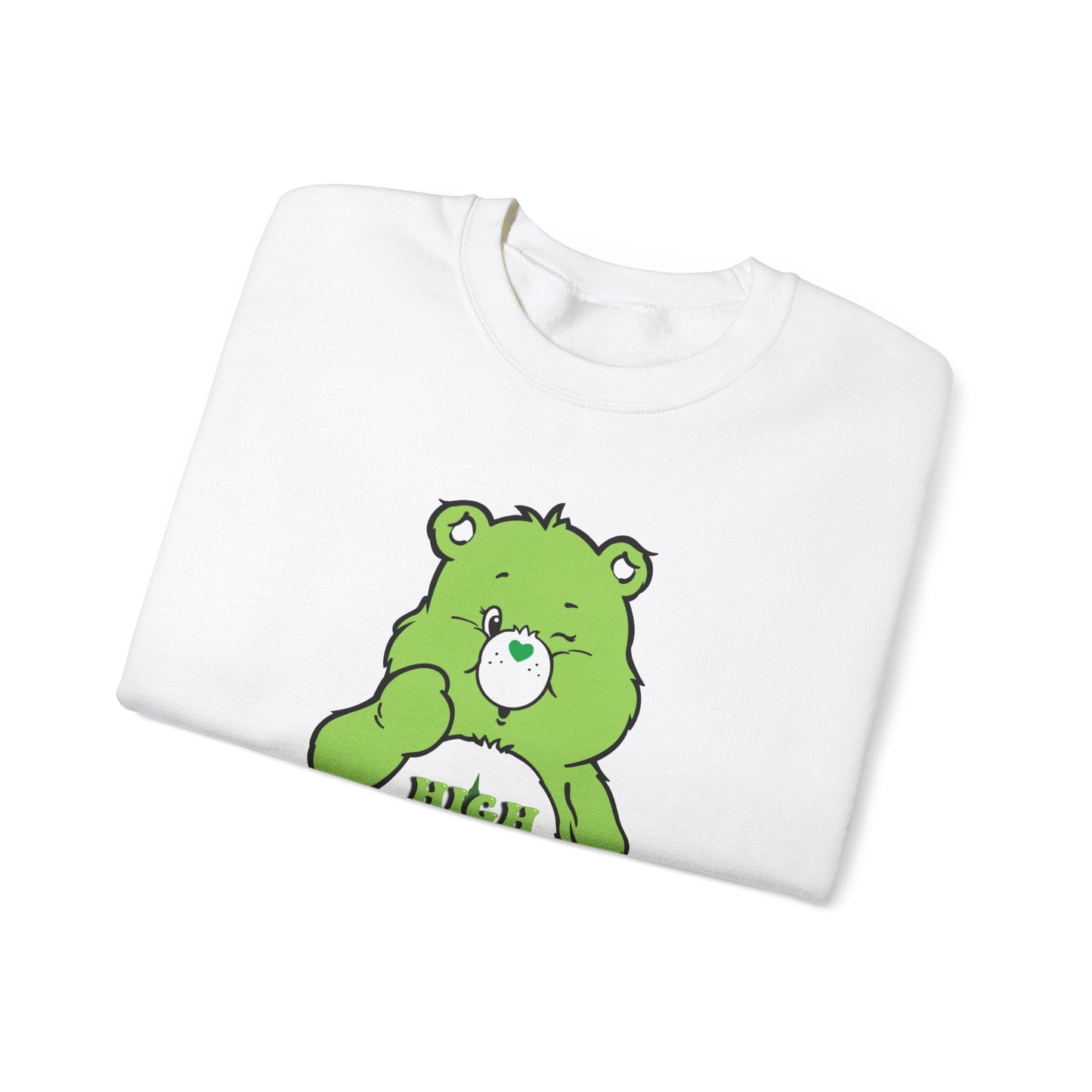 Care Bear High AF Unisex Heavy Blend™ Crewneck Sweatshirt - MKcreativeprints