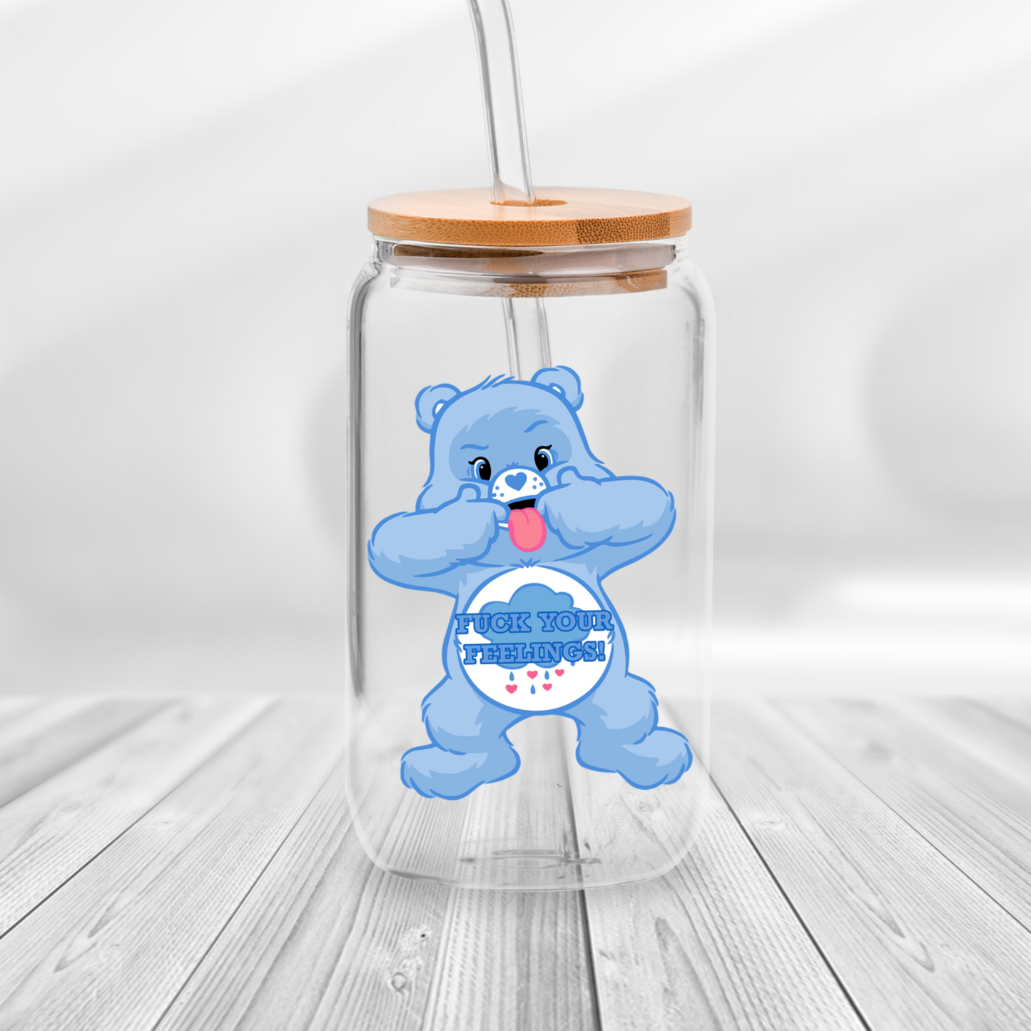 Custom 20oz & 40oz Tumbler, Curse Care Bear Tumbler - MKcreativeprints