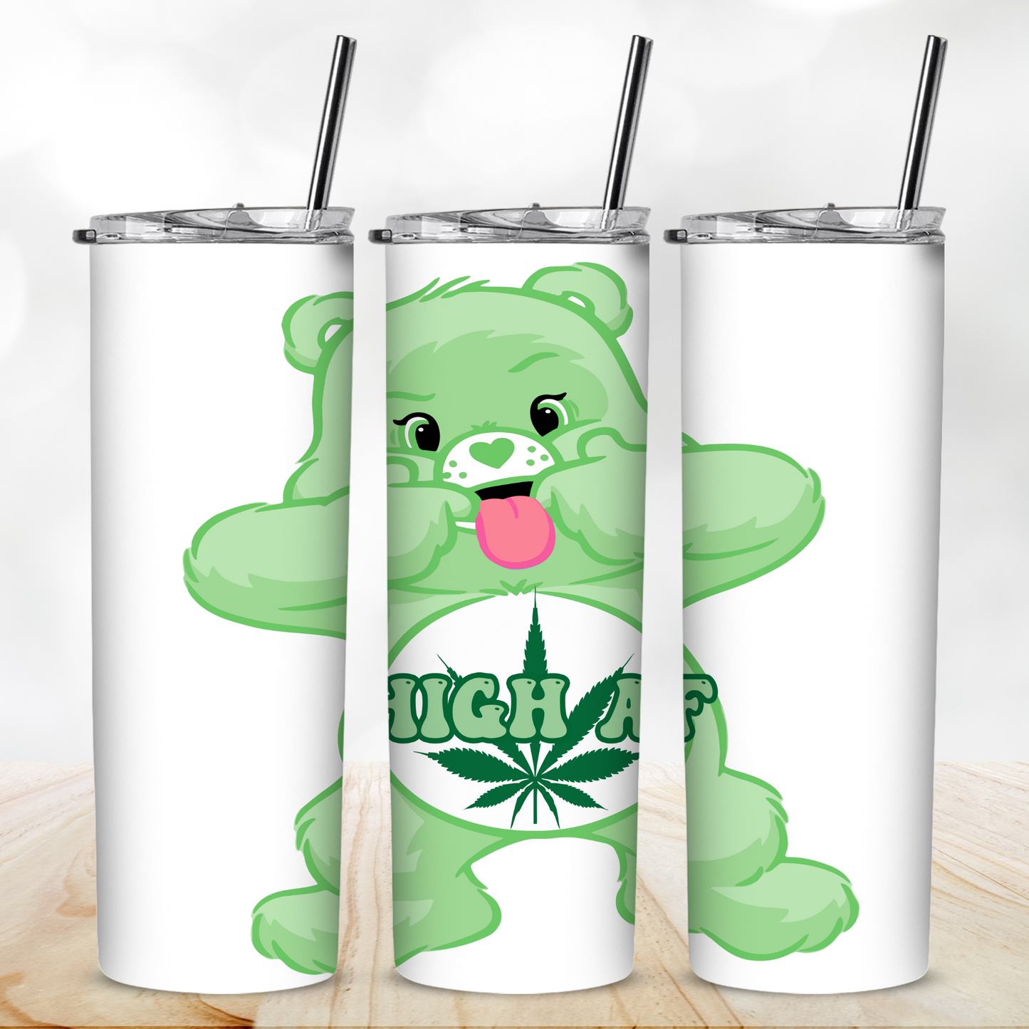 Custom 20oz & 40oz Tumbler, Curse Care Bear Tumbler - MKcreativeprints