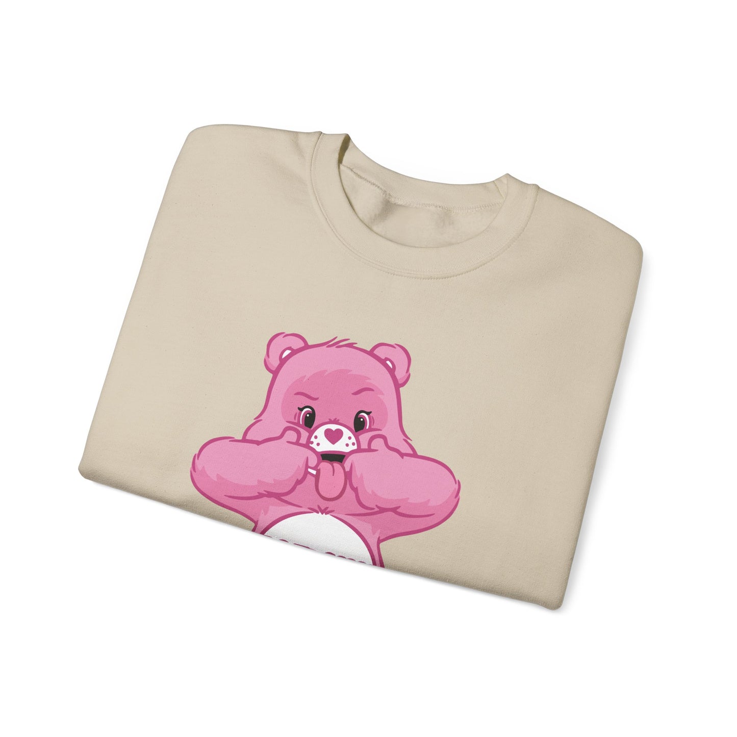 Eat Shit Curse Care Bear Unisex Heavy Blend™ Crewneck Sweatshirt - MKcreativeprints