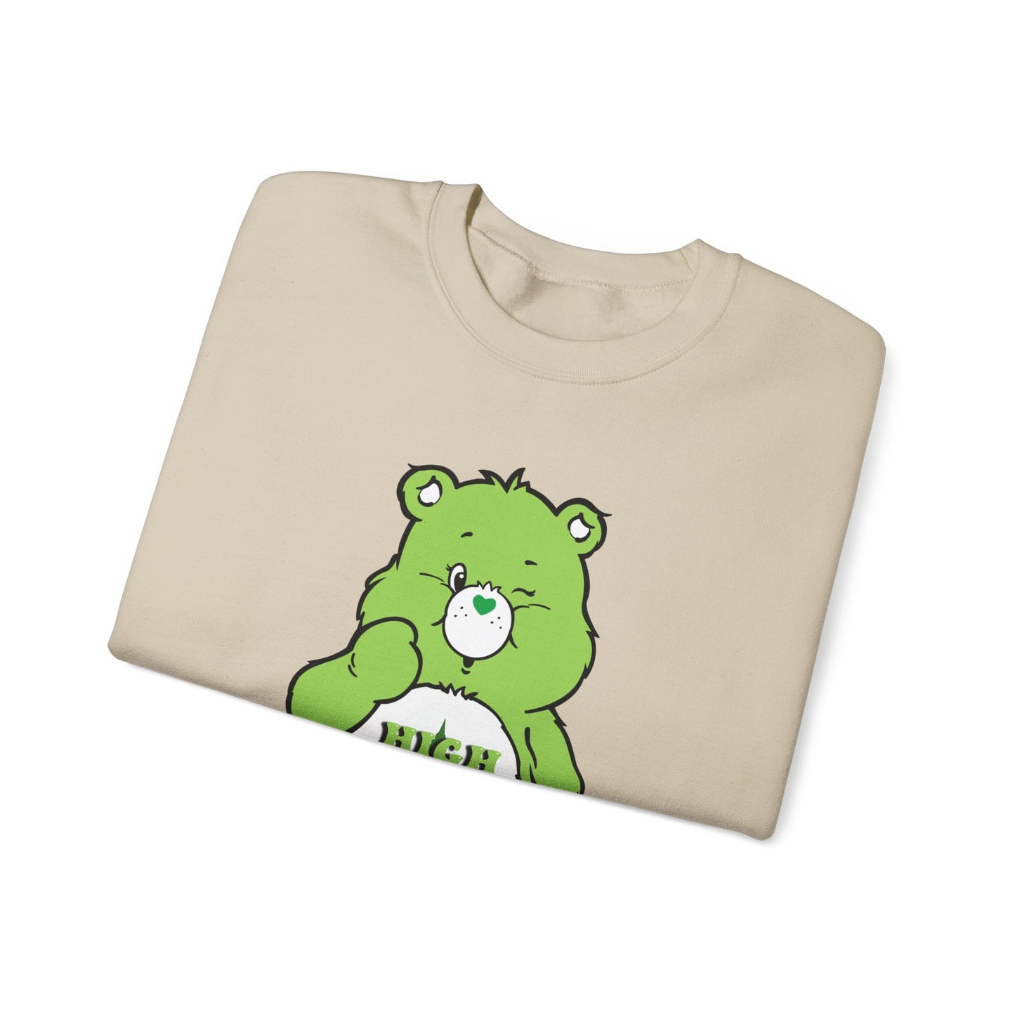 Care Bear High AF Unisex Heavy Blend™ Crewneck Sweatshirt - MKcreativeprints