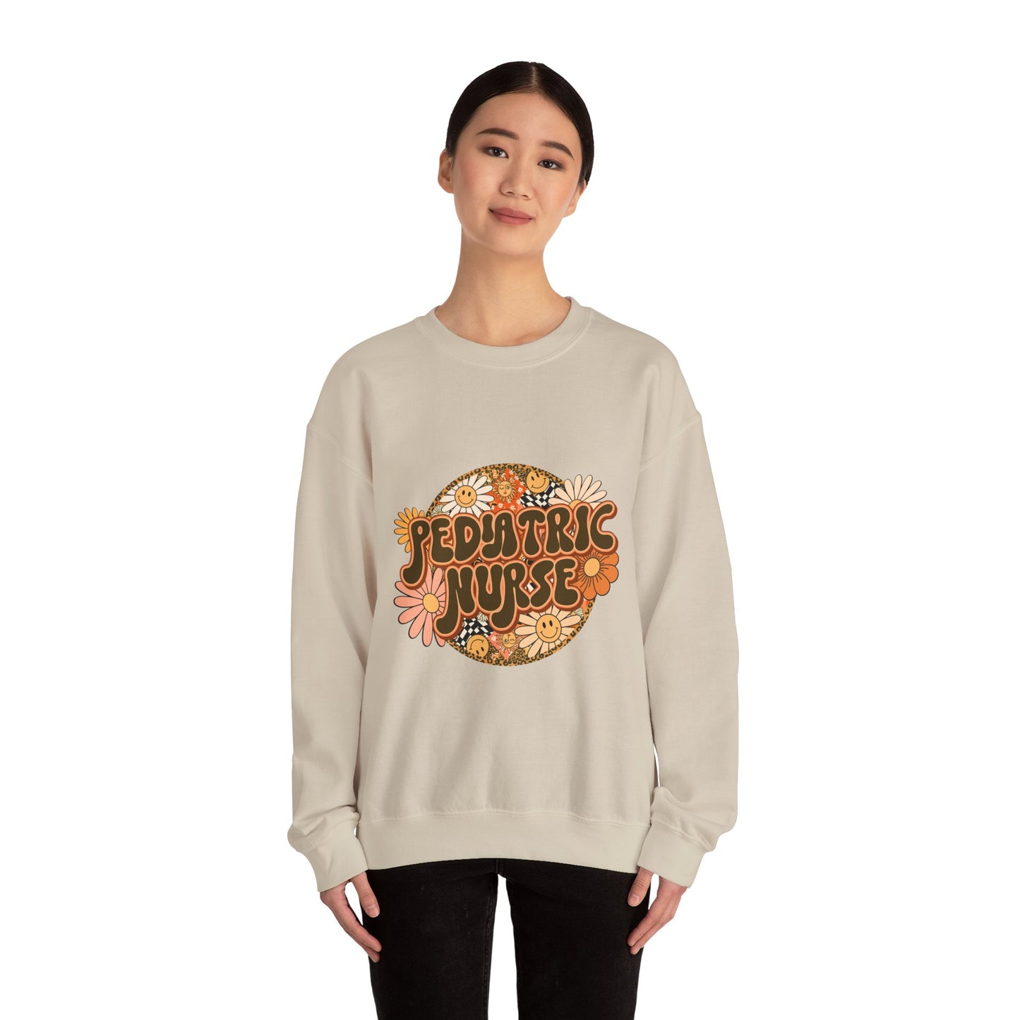 Pediatric Nurse Sweatshirt - Unisex Heavy Blend Crewneck - MKcreativeprints
