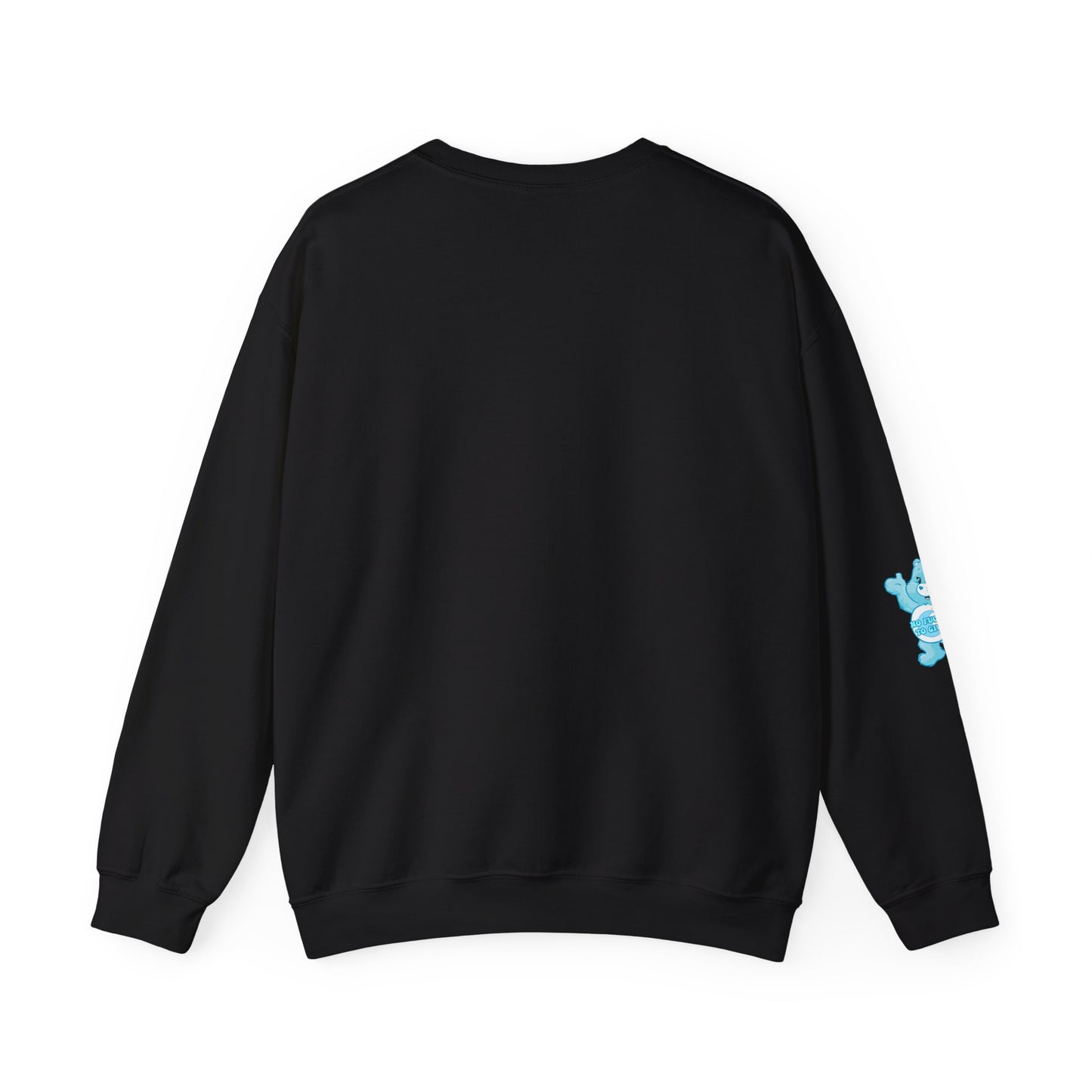 No Fucks to Give Swear Curse Care Bear Unisex Heavy Blend™ Crewneck Sweatshirt - MKcreativeprints