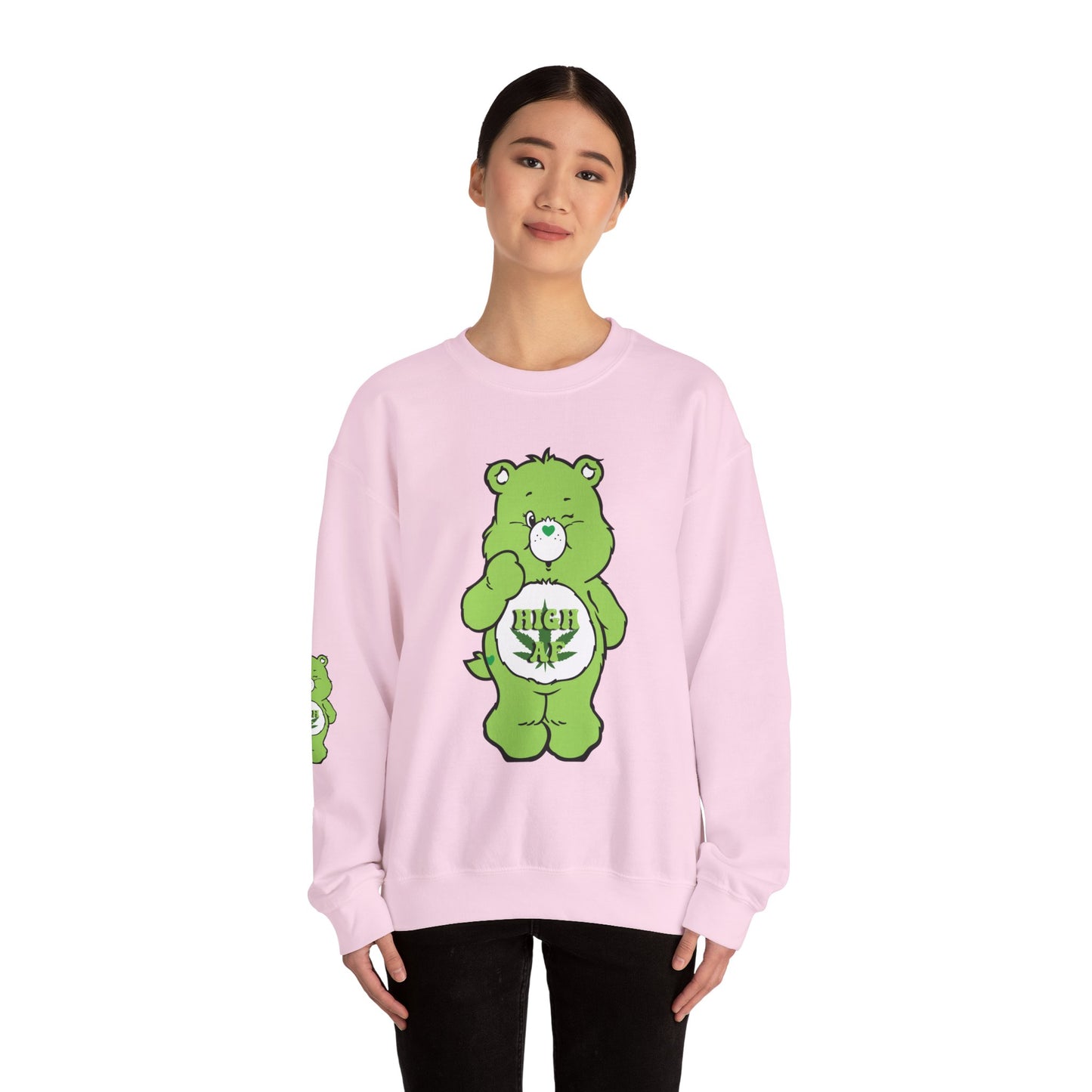 Care Bear High AF Unisex Heavy Blend™ Crewneck Sweatshirt - MKcreativeprints