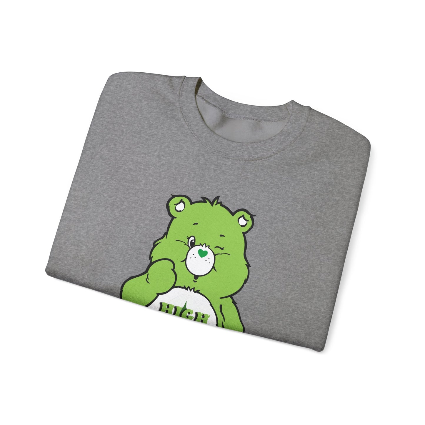 Care Bear High AF Unisex Heavy Blend™ Crewneck Sweatshirt - MKcreativeprints