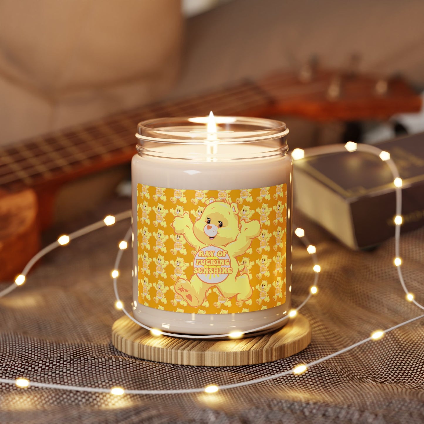 Ray of F@cken Sunshine Scented Soy Candle, 9oz - MKcreativeprints