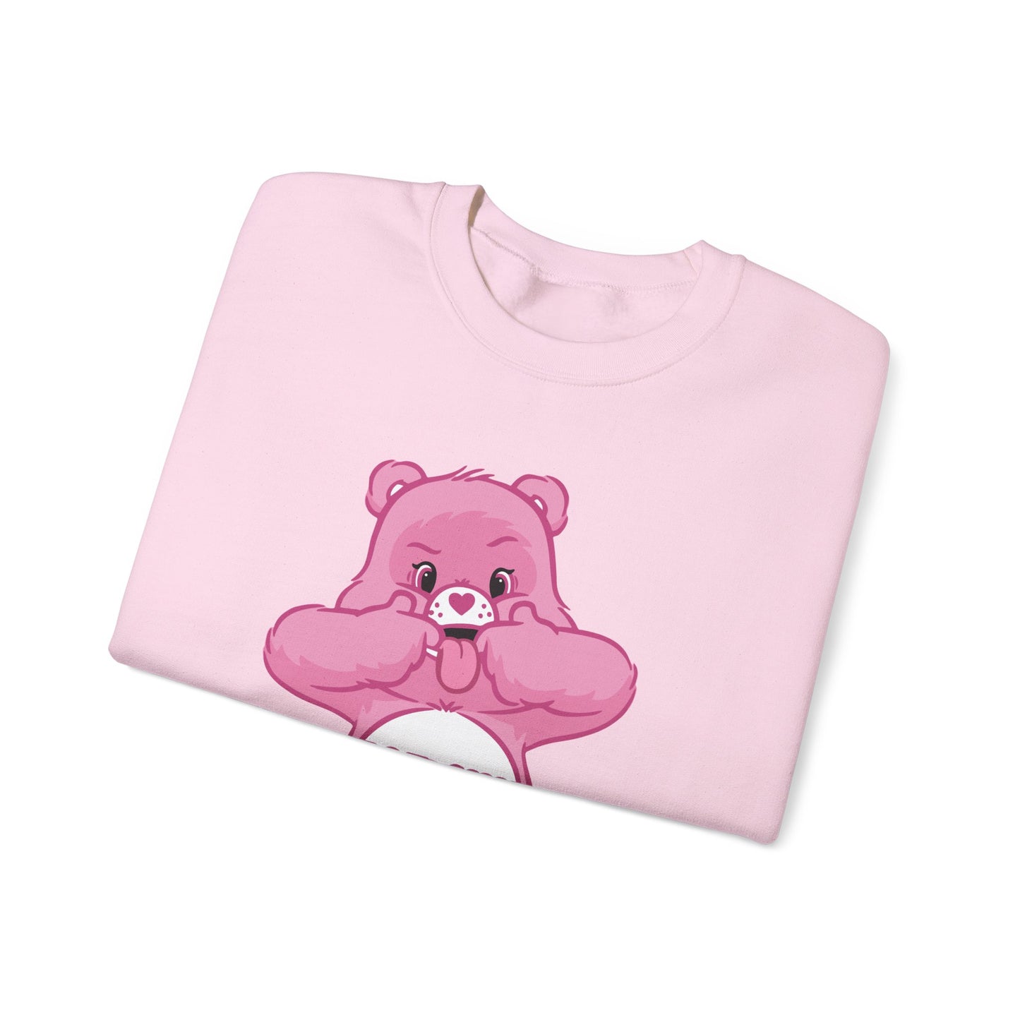 Eat Shit Curse Care Bear Unisex Heavy Blend™ Crewneck Sweatshirt - MKcreativeprints