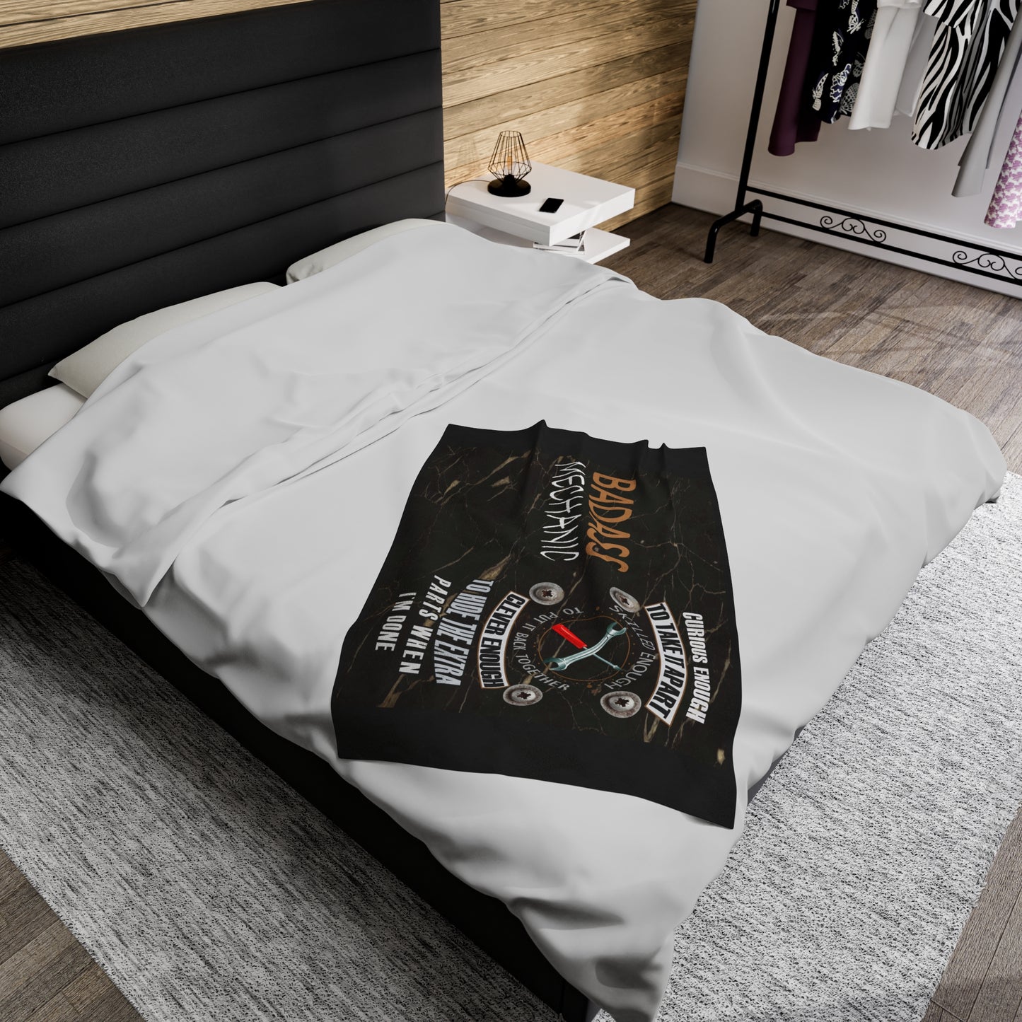 Best Mechanic Custom Blanket - MKcreativeprints
