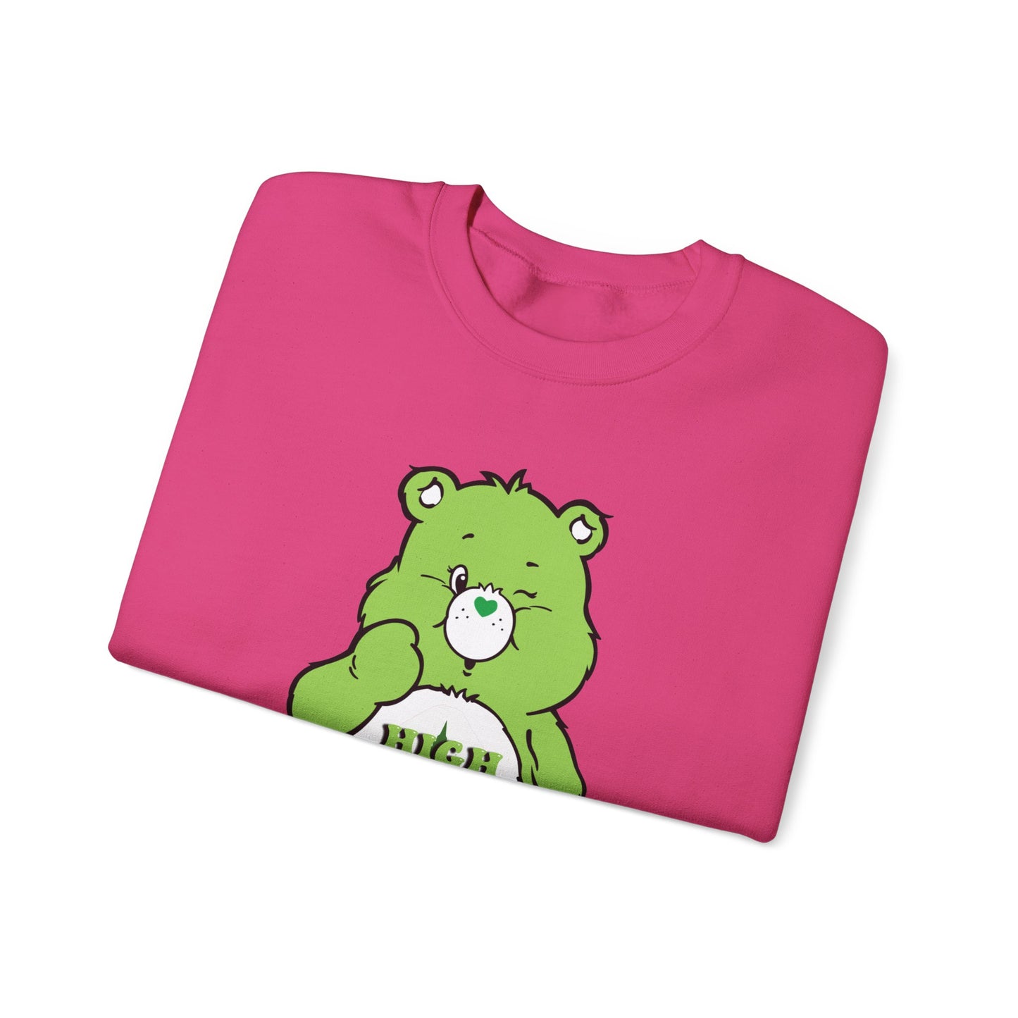 Care Bear High AF Unisex Heavy Blend™ Crewneck Sweatshirt - MKcreativeprints