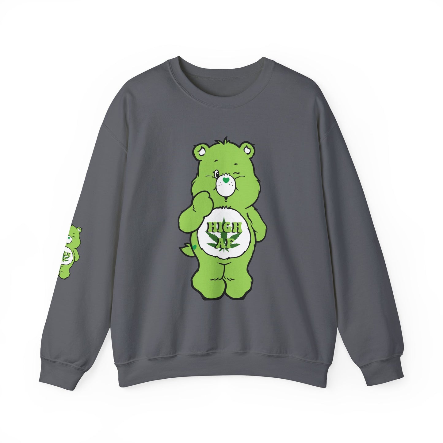 Care Bear High AF Unisex Heavy Blend™ Crewneck Sweatshirt - MKcreativeprints