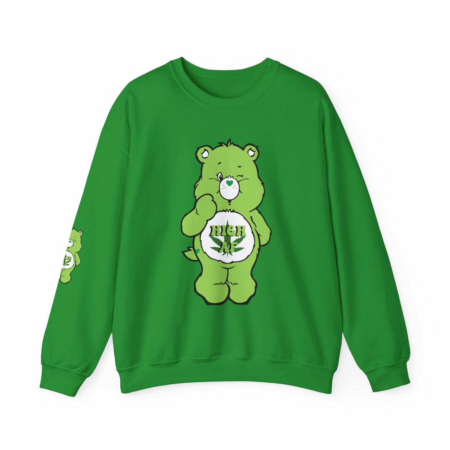 Care Bear High AF Unisex Heavy Blend™ Crewneck Sweatshirt - MKcreativeprints