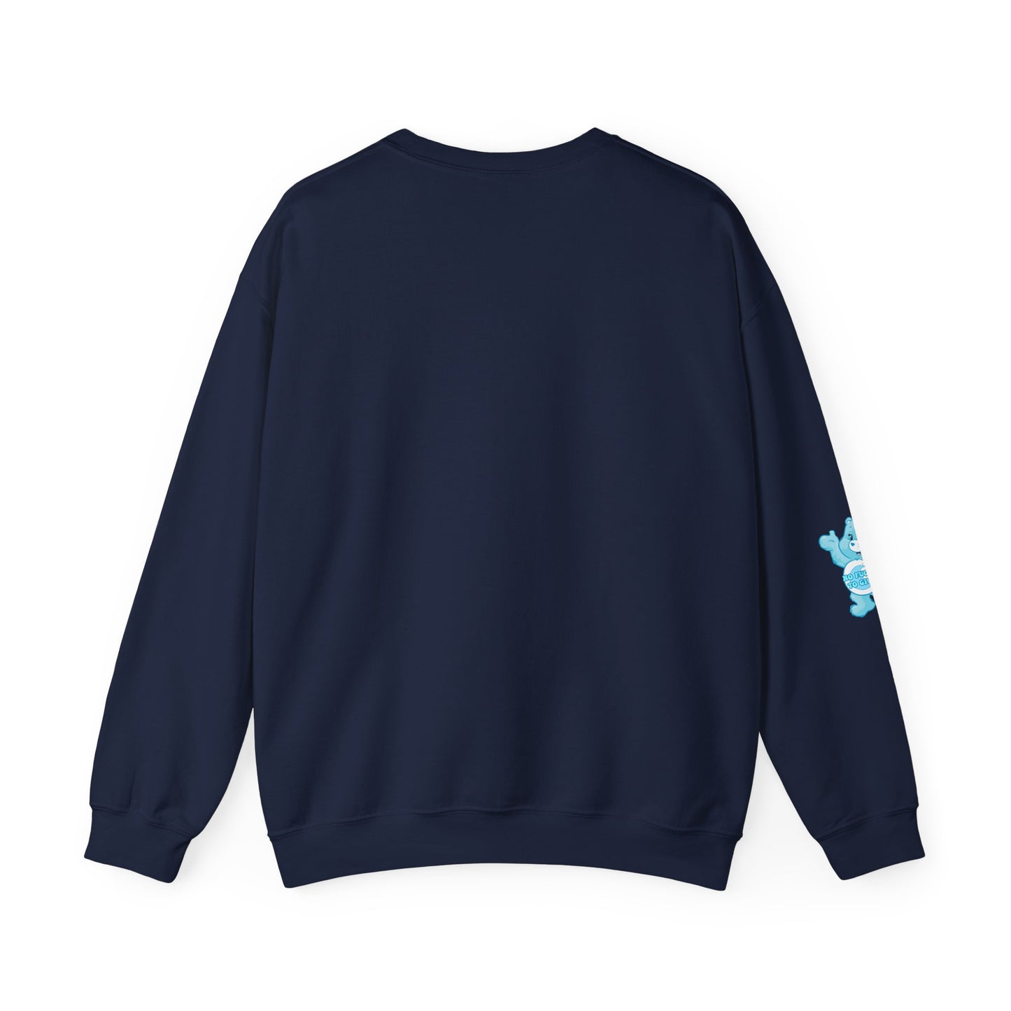 No Fucks to Give Swear Curse Care Bear Unisex Heavy Blend™ Crewneck Sweatshirt - MKcreativeprints